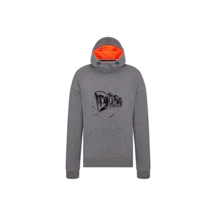Dior Dior Logo Printed Hoodie for Men 0079 Size US M / EU 48-50 / 2 - 1 Thumbnail