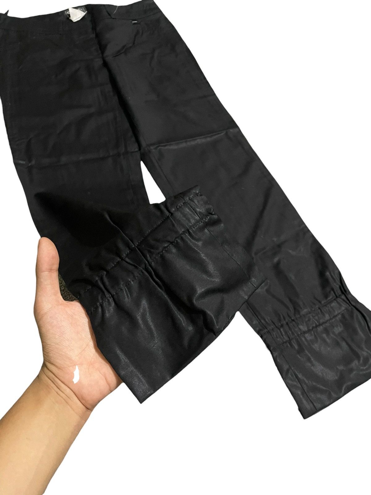 Chanel Chanel 2005 Runway Shinny Wool Pants Ruched Ankle Logo Size 30" / US 8 / IT 44 - 8 Thumbnail