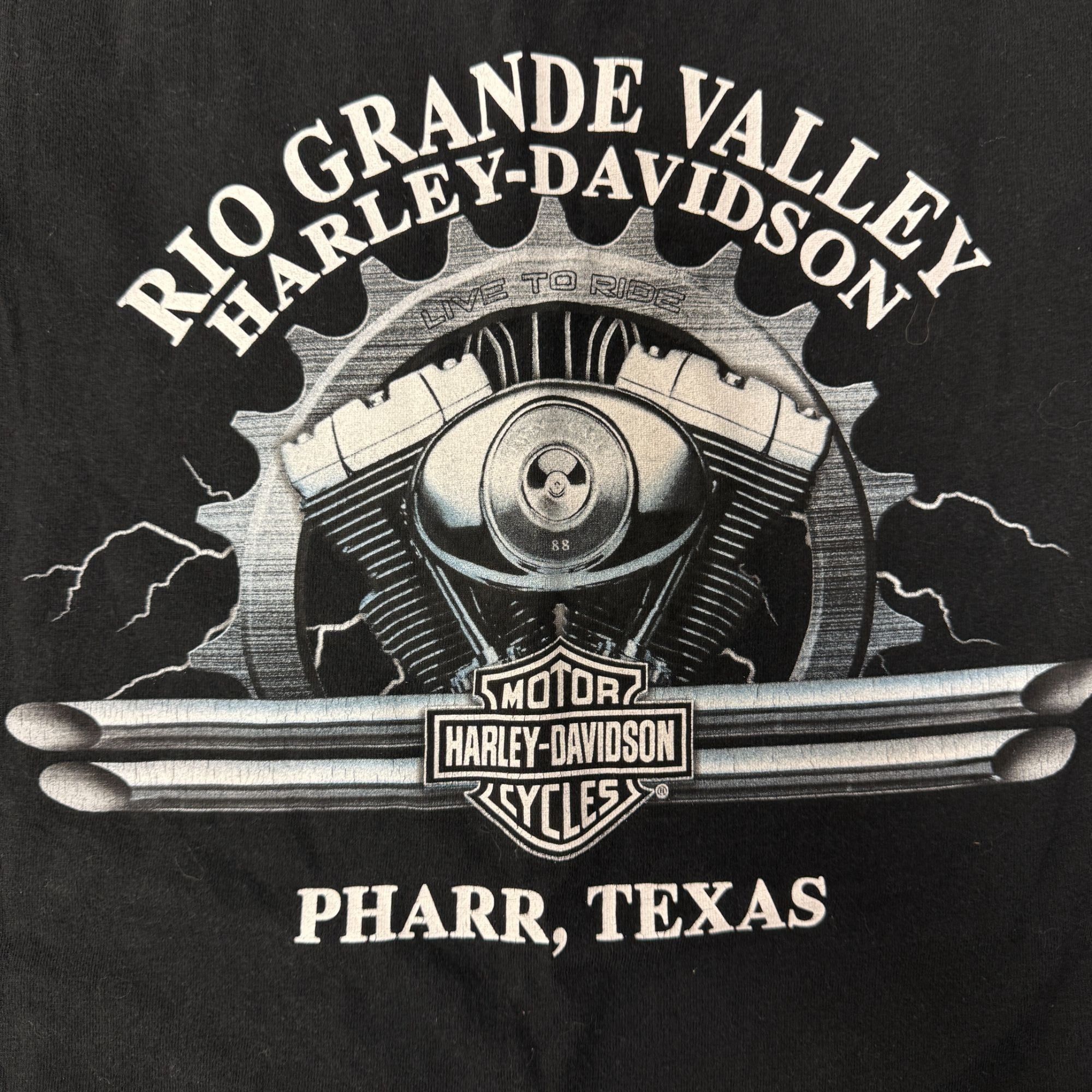 Harley Davidson H-D GUILTY PLEASURE Motorcycle Rio Grand Valley TEXAS Biker Size US XXL / EU 58 / 5 - 1 Thumbnail