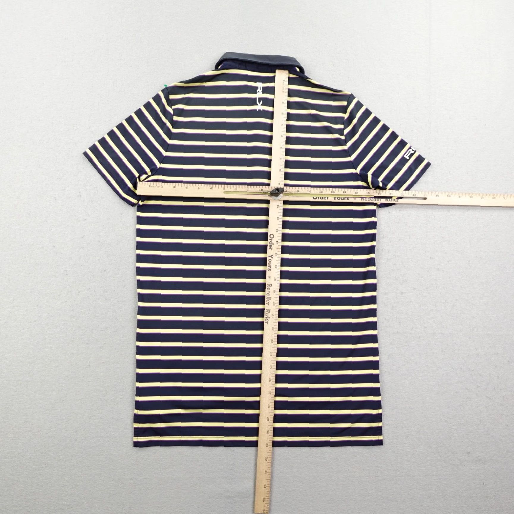 Ralph Lauren Ralph Lauren Polo Shirt Mens Small Blue Stripes RLX Kapalua Golf Performance Shirt Size US S / EU 44-46 / 1 - 6 Thumbnail