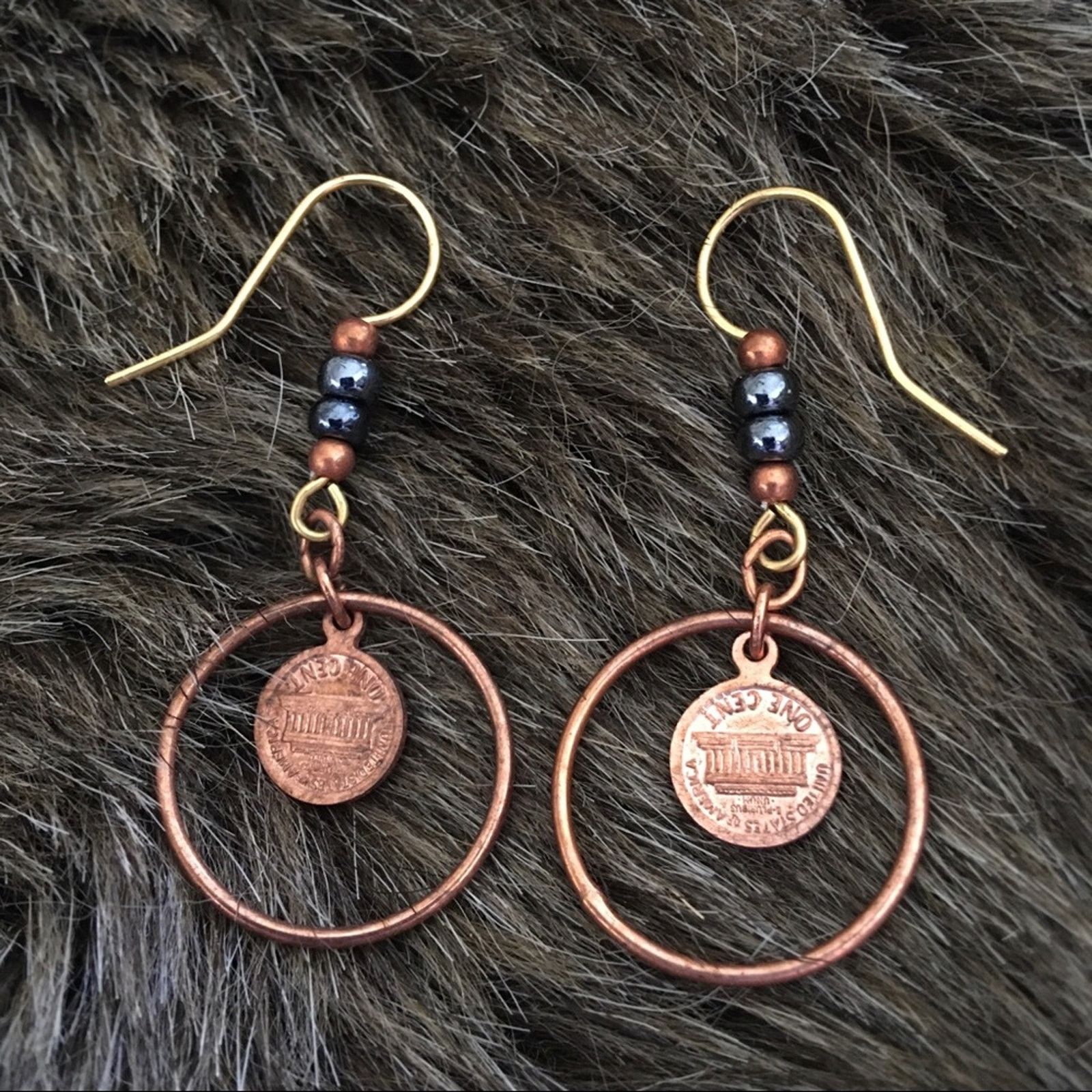 Jewelry Handmade Arlene’s Southwest copper penny earrings Size ONE SIZE - 4 Thumbnail