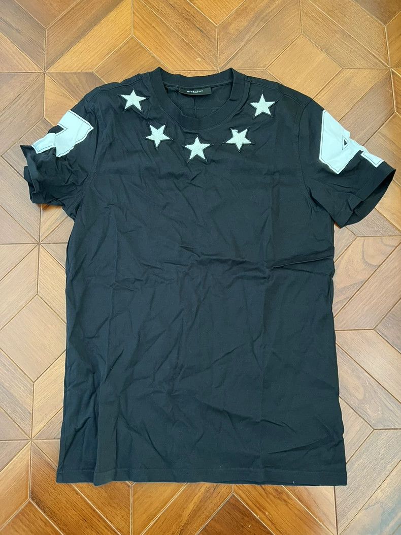 Givenchy Givenchy Flocked Star Short Sleeve Tee - dmc Size US S / EU 44-46 / 1 - 1 Thumbnail