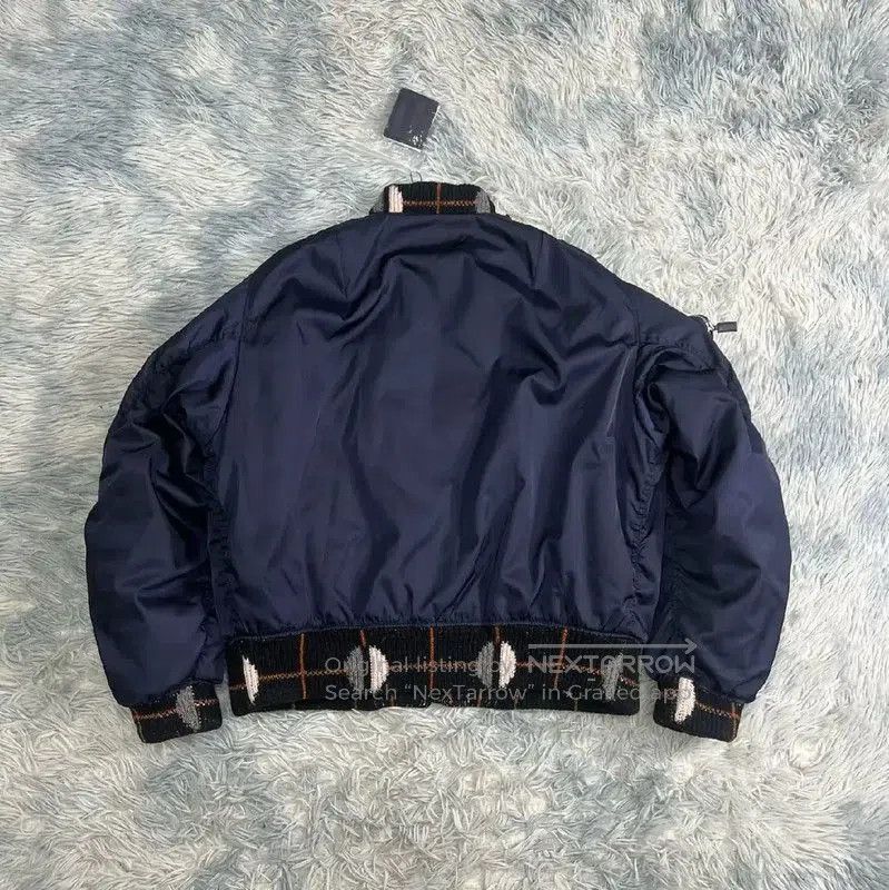 Prada Prada Blue Men's Jacket with Knit Details. Size US M / EU 48-50 / 2 - 2 Thumbnail