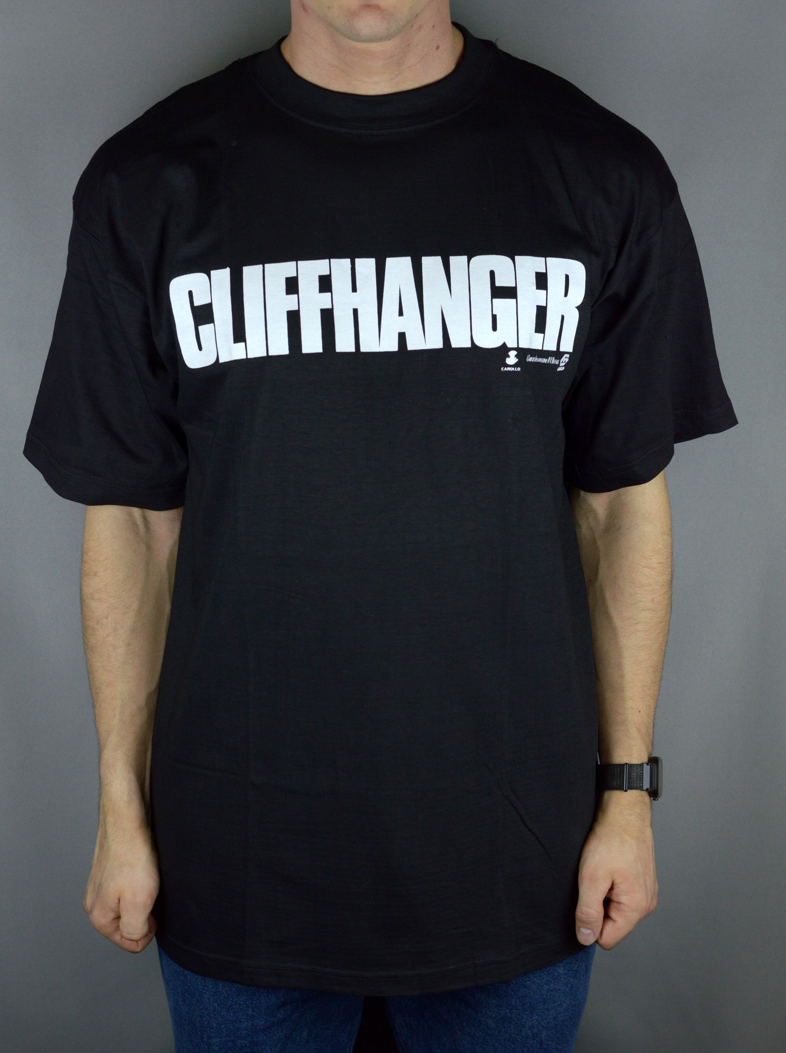 Vintage Vintage Cliffhanger Hang On 1993 movie t shirt Size US XL / EU 56 / 4 - 1 Thumbnail