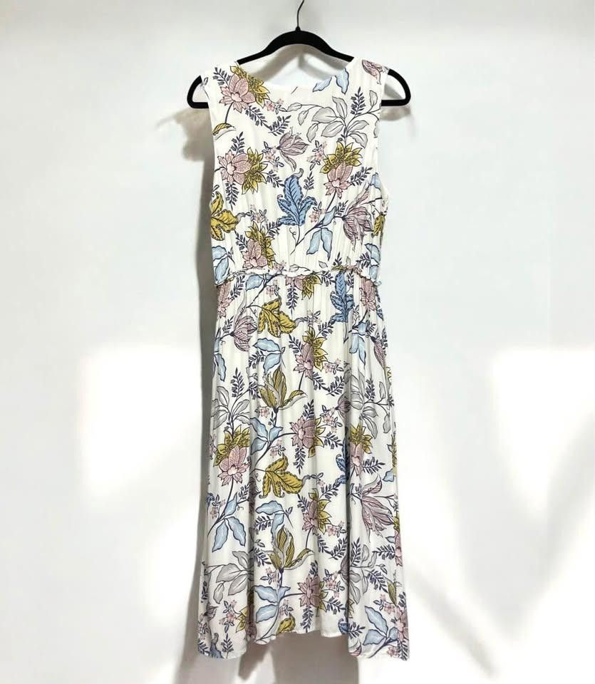 Designer Floral Print Sleeveless Dress by Rachel Zoe Size M / US 6-8 / IT 42-44 - 2 Thumbnail
