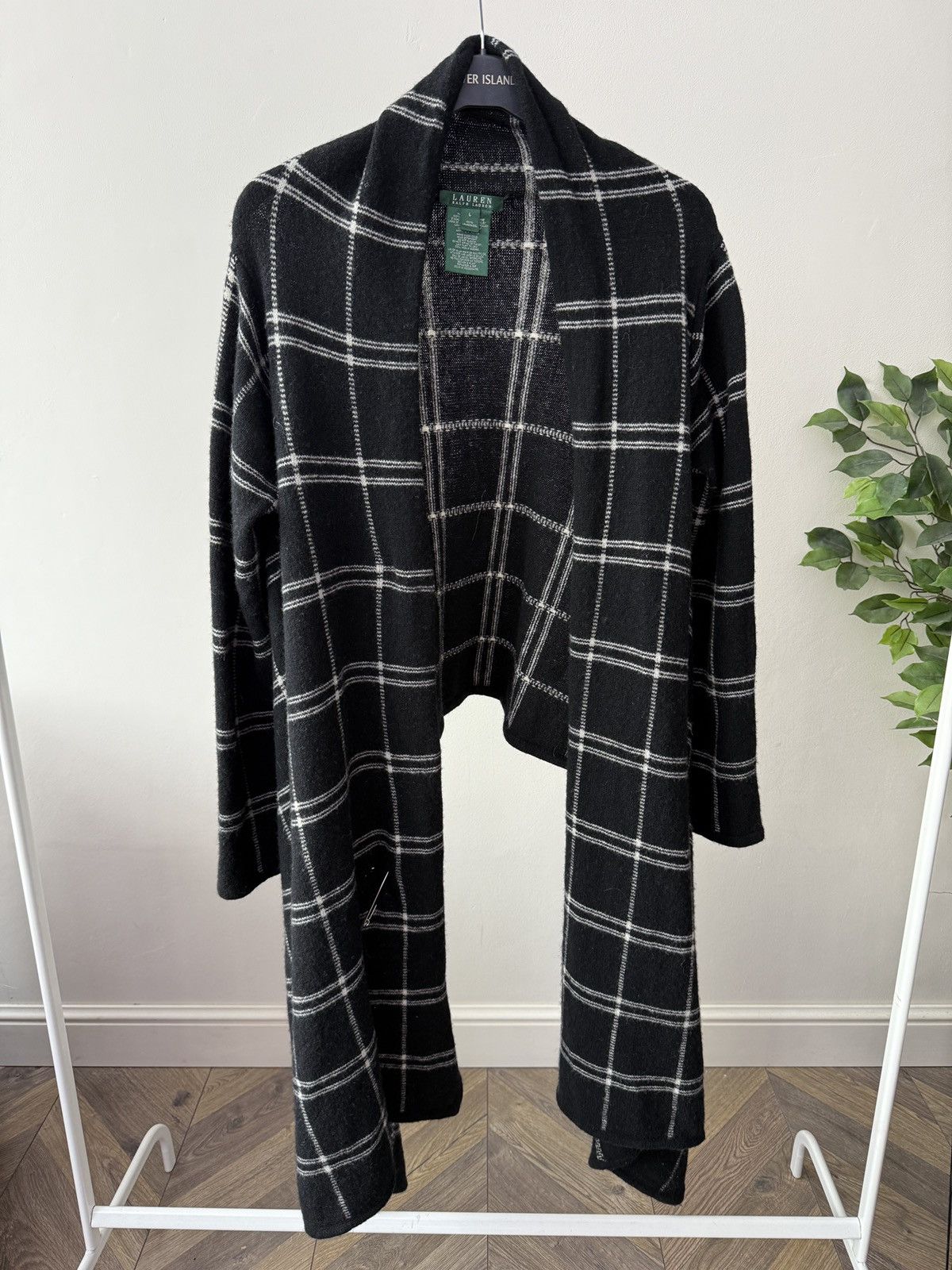 Ralph Lauren Vintage Lauren Ralph Lauren Women Plaid Open Front Cardigan Size L / US 10 / IT 46 - 2 Thumbnail