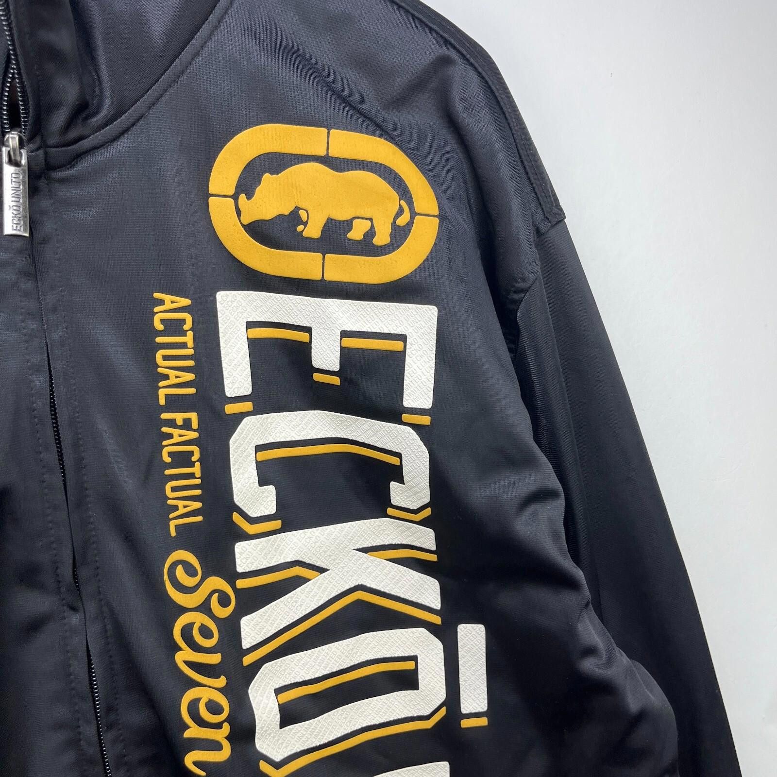 Ecko Unltd. Vintage Y2K Ecko Unltd Zip Up Track Suit Jacket XL Zip up Size US XL / EU 56 / 4 - 4 Thumbnail