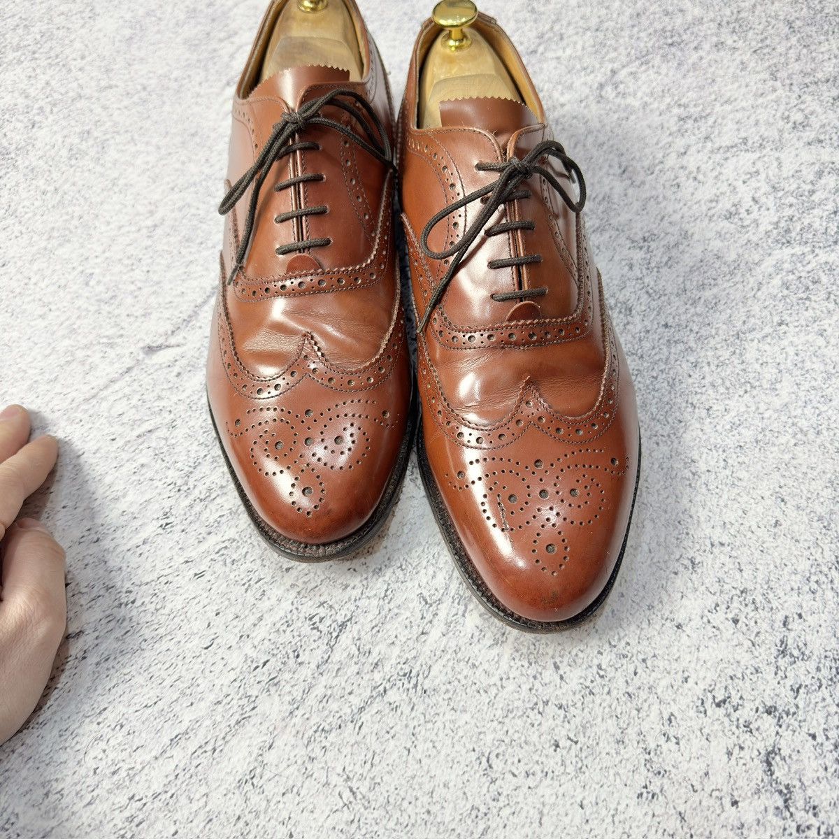 Handmade × Vintage Tredwells vintage mens oxfords brogues US10.5 UK10 EU43.5 Size US 10.5 / EU 43-44 - 9 Thumbnail