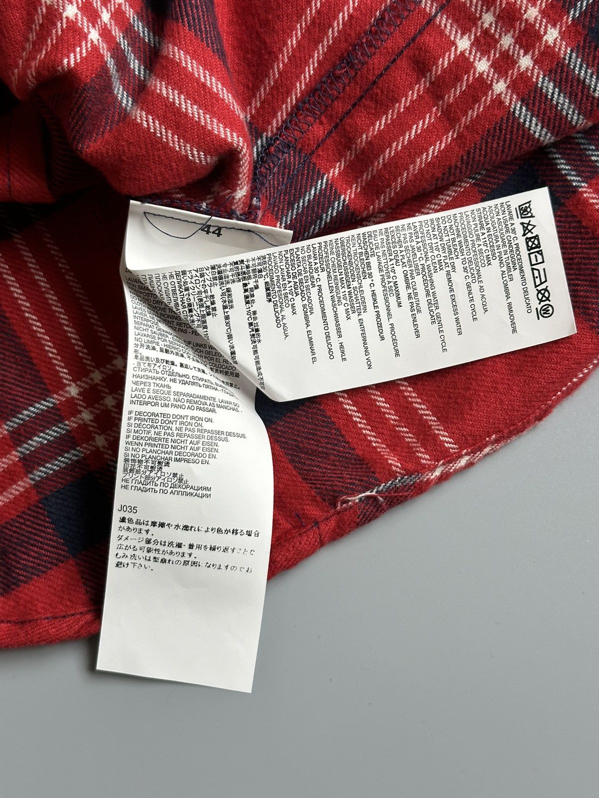 Dsquared2 Dsquared2 Button up Shirt Size 44 Flannel Plaid Long Sleeve Size US S / EU 44-46 / 1 - 10 Thumbnail
