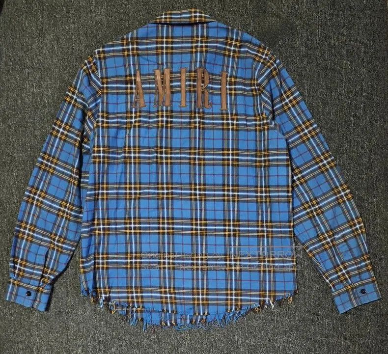 Amiri Amiri Blue Plaid Oversize Shirt. Size US M / EU 48-50 / 2 - 4 Thumbnail