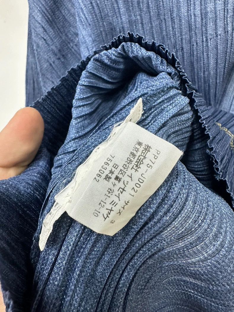 Issey Miyake Issey miyake size 3 Denim pleated jacket 2504-Nextarrow Size M / US 6-8 / IT 42-44 - 8 Thumbnail