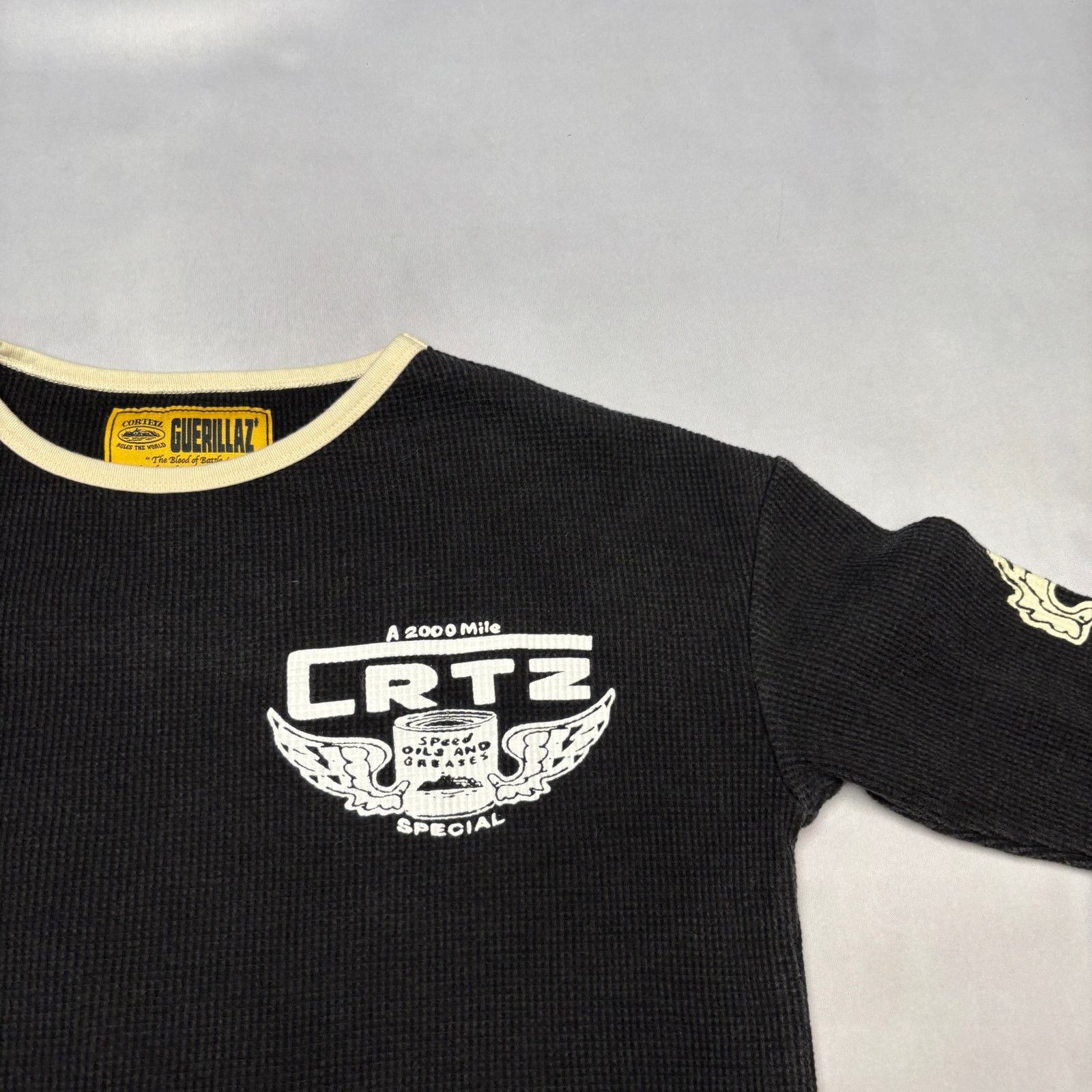Corteiz Corteiz Gasolina Thermal Waffle Long Sleeve Shirt Men's S Size US S / EU 44-46 / 1 - 4 Thumbnail