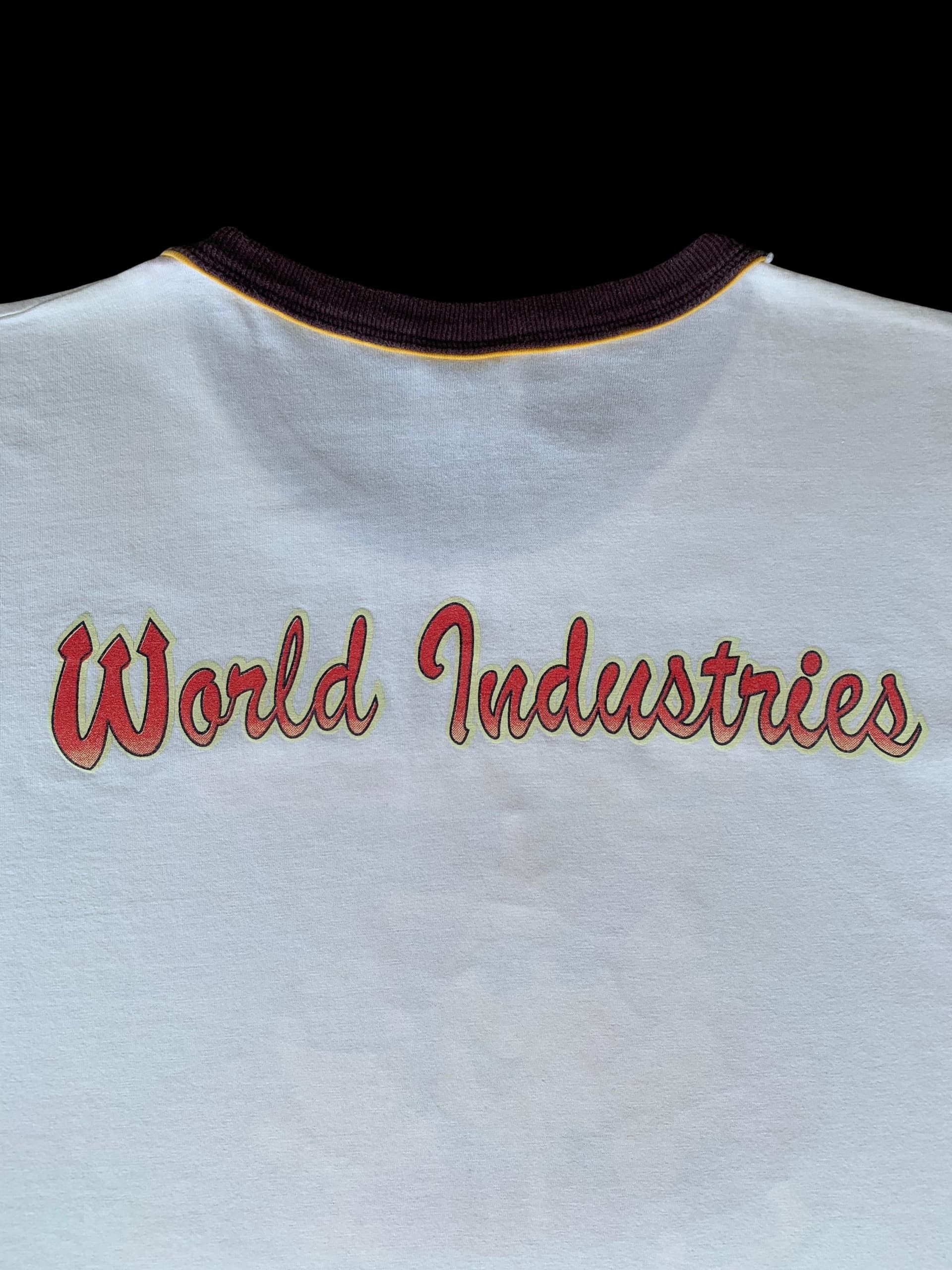 World Industries 1990' Flameboy World Industries Ringer Tee Size M / US 6-8 / IT 42-44 - 9 Thumbnail