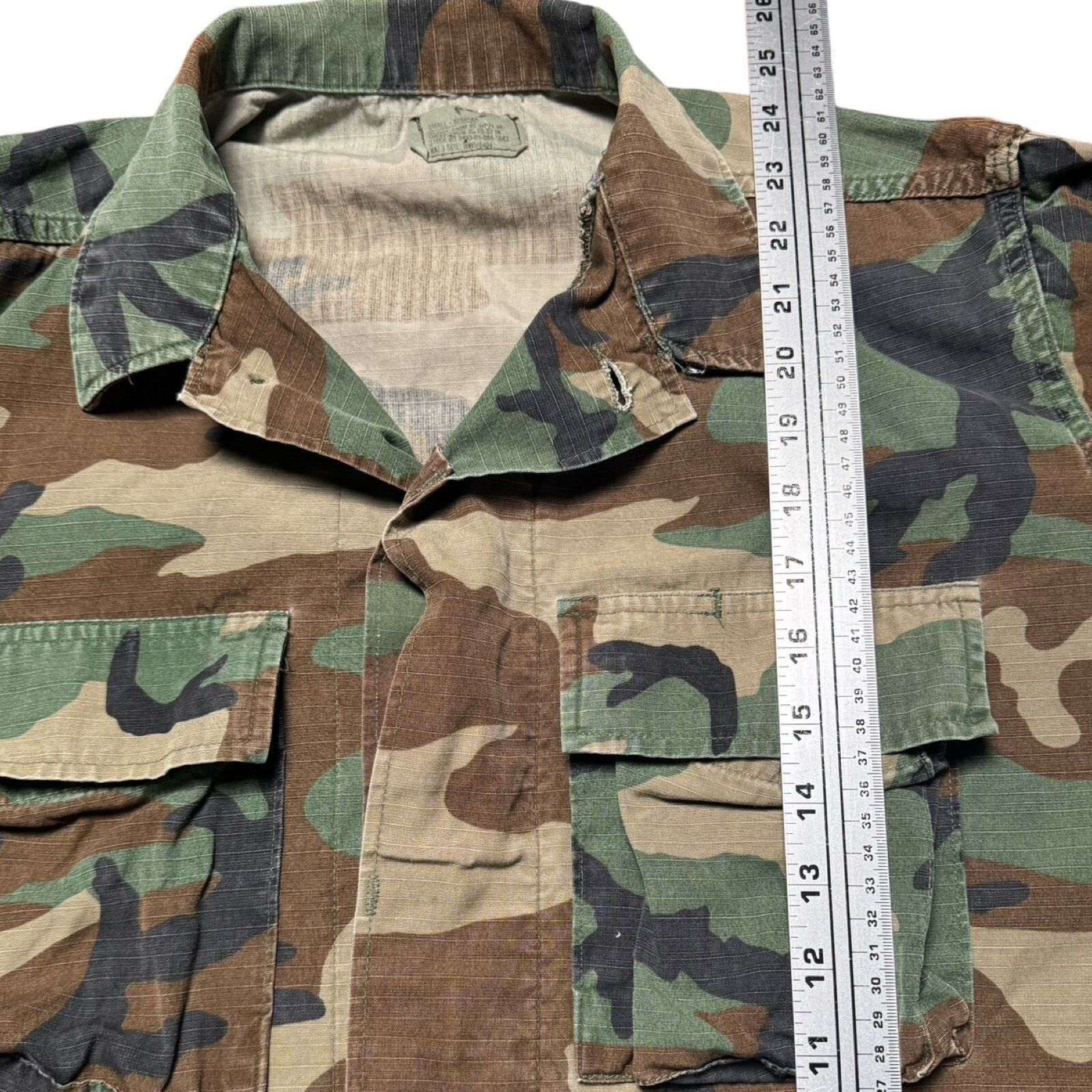 Vintage US Army Warm Weather Field Jacket Woodland Camo S Regular Size US S / EU 44-46 / 1 - 5 Thumbnail