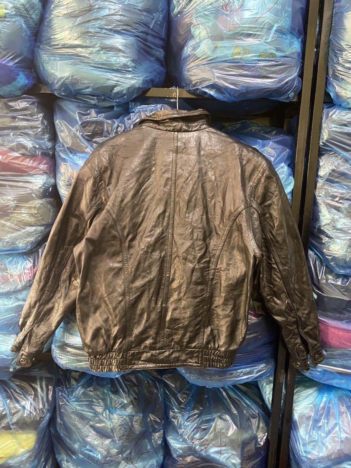 Pierre Cardin Vintage Pierre Cardin Paris Black Leather Bomber Jacket Size US M / EU 48-50 / 2 - 17 Thumbnail