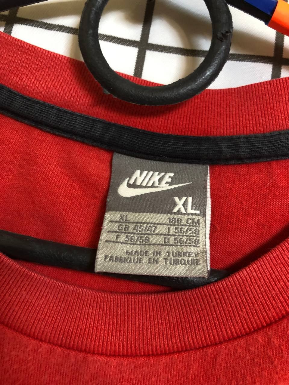 Nike Vintage Manchester United Nike Centre Logo Swoosh T-Shirt Size US XL / EU 56 / 4 - 8 Thumbnail