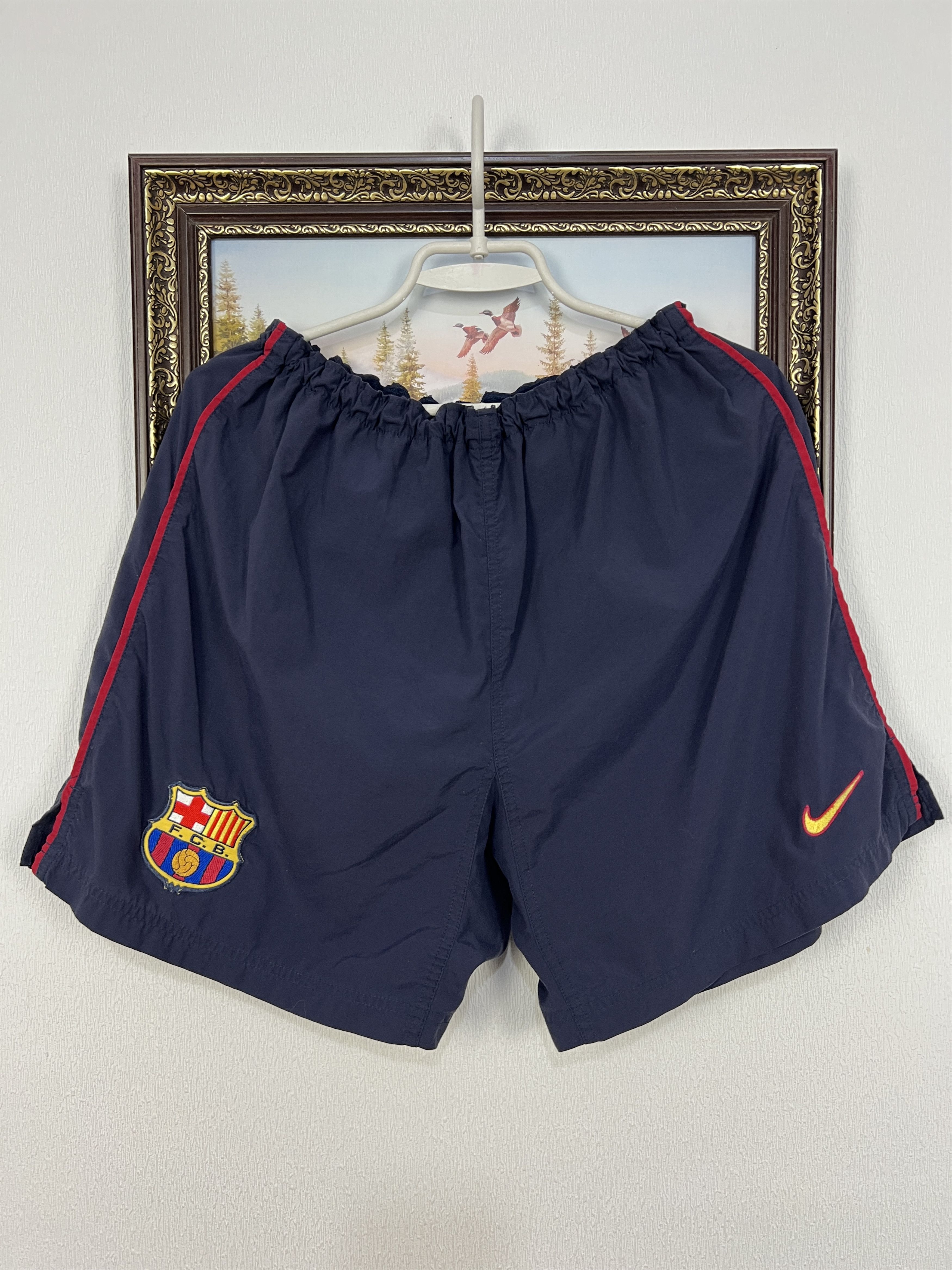 激レア cactus jack NIKE Barcelona SHORTS Travis Scott Cactus Jack x Nike Swoosh x FC Barcelona