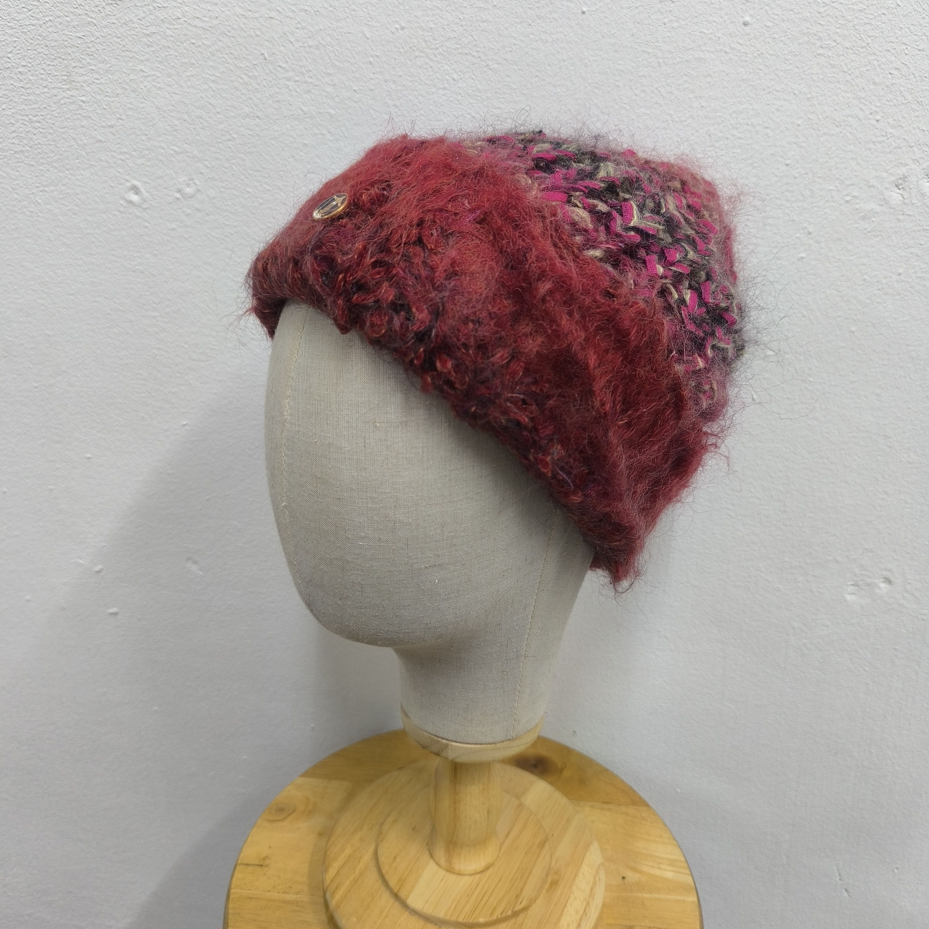 CA4LA ✨Japanese brand Ca4la ski style fur made in japan beanie hat Size ONE SIZE - 2 Thumbnail