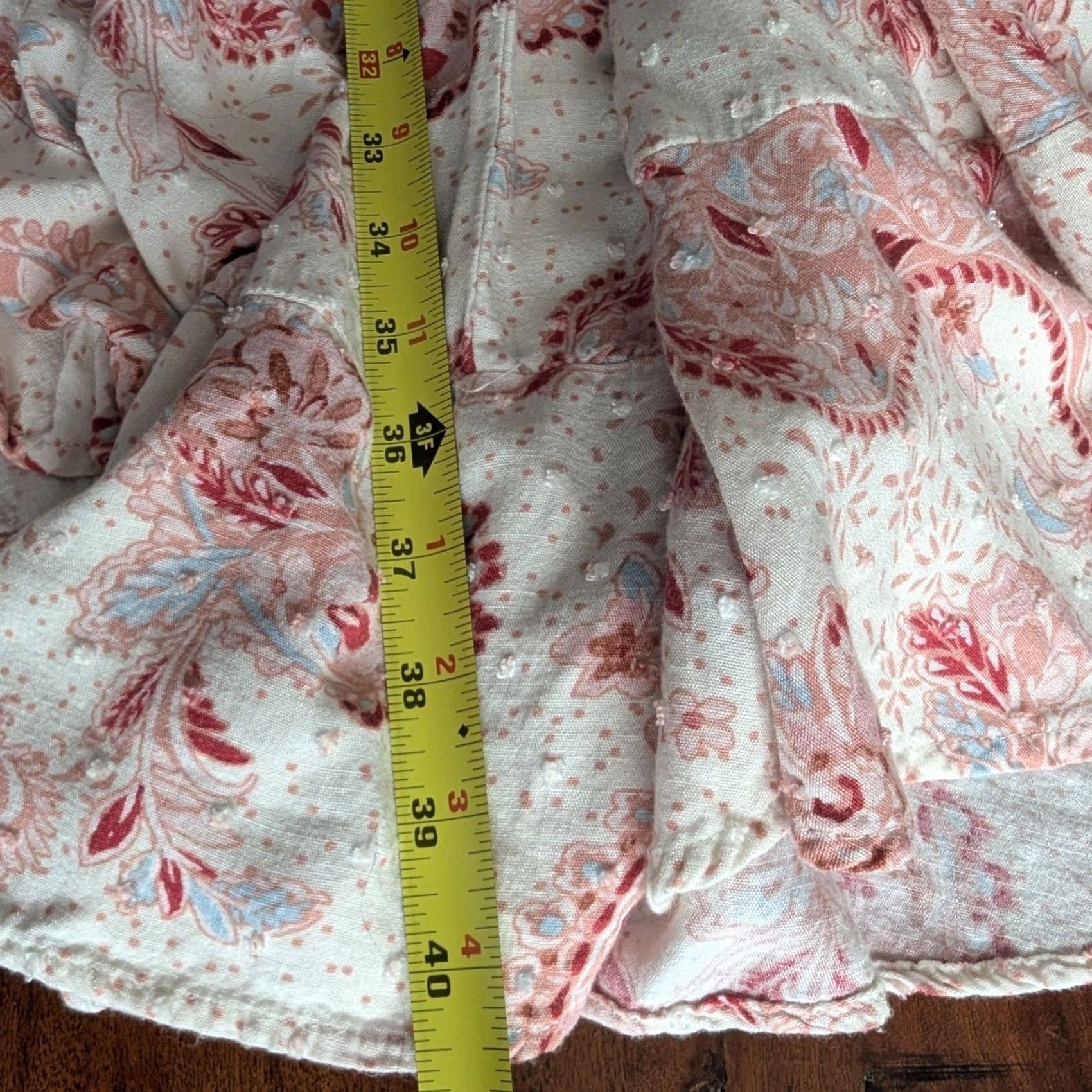 Torrid Torrid Pink Paisley Clip Dot High Low Midi Dress Size 14W Elastic Waist Faux Wrap Women Size XL / US 12-14 / IT 48-50 - 5 Thumbnail