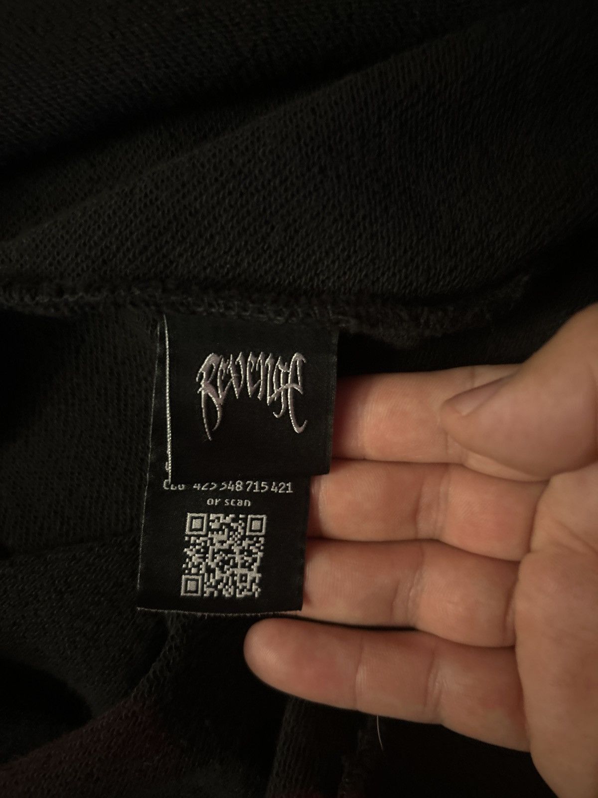 Revenge GRIM REAPER HOODIE BLACK/RED Size US XL / EU 56 / 4 - 7 Thumbnail
