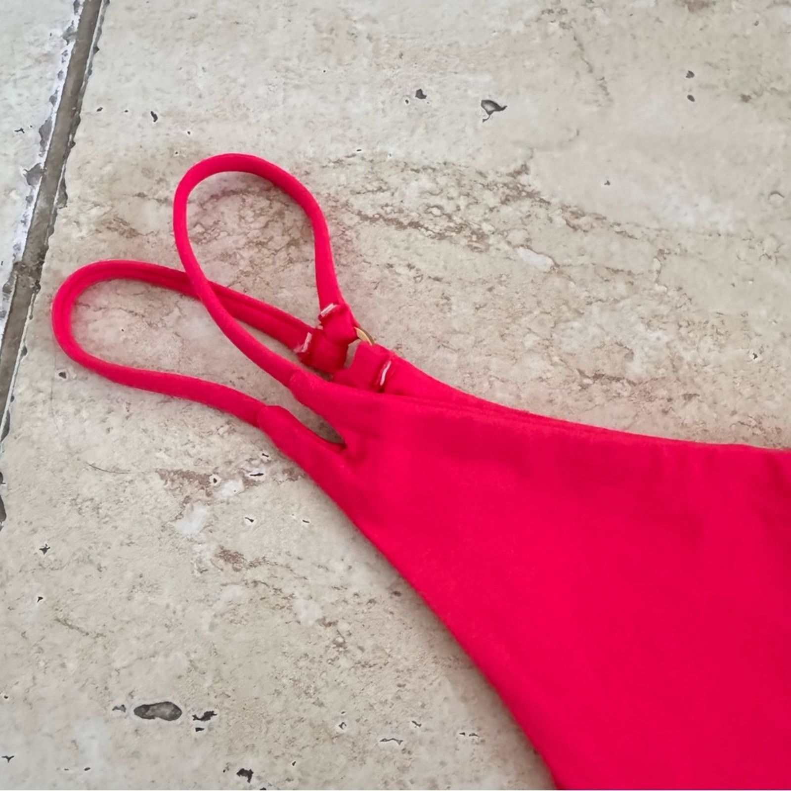 Other NWOT! LSpace Satin Shine Wilder Bikini Bottom Fuchsia Size M Size M / US 6-8 / IT 42-44 - 2 Thumbnail