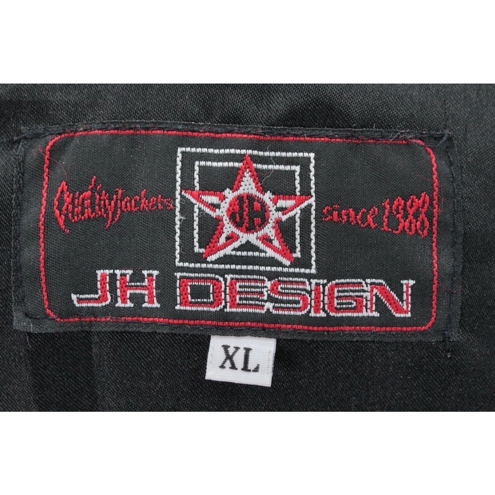 JH Design Mens VTG Black Dale Earnhardt JH Design Racing Jacket #3 Sz XL Nascar Size US XL / EU 56 / 4 - 7 Thumbnail