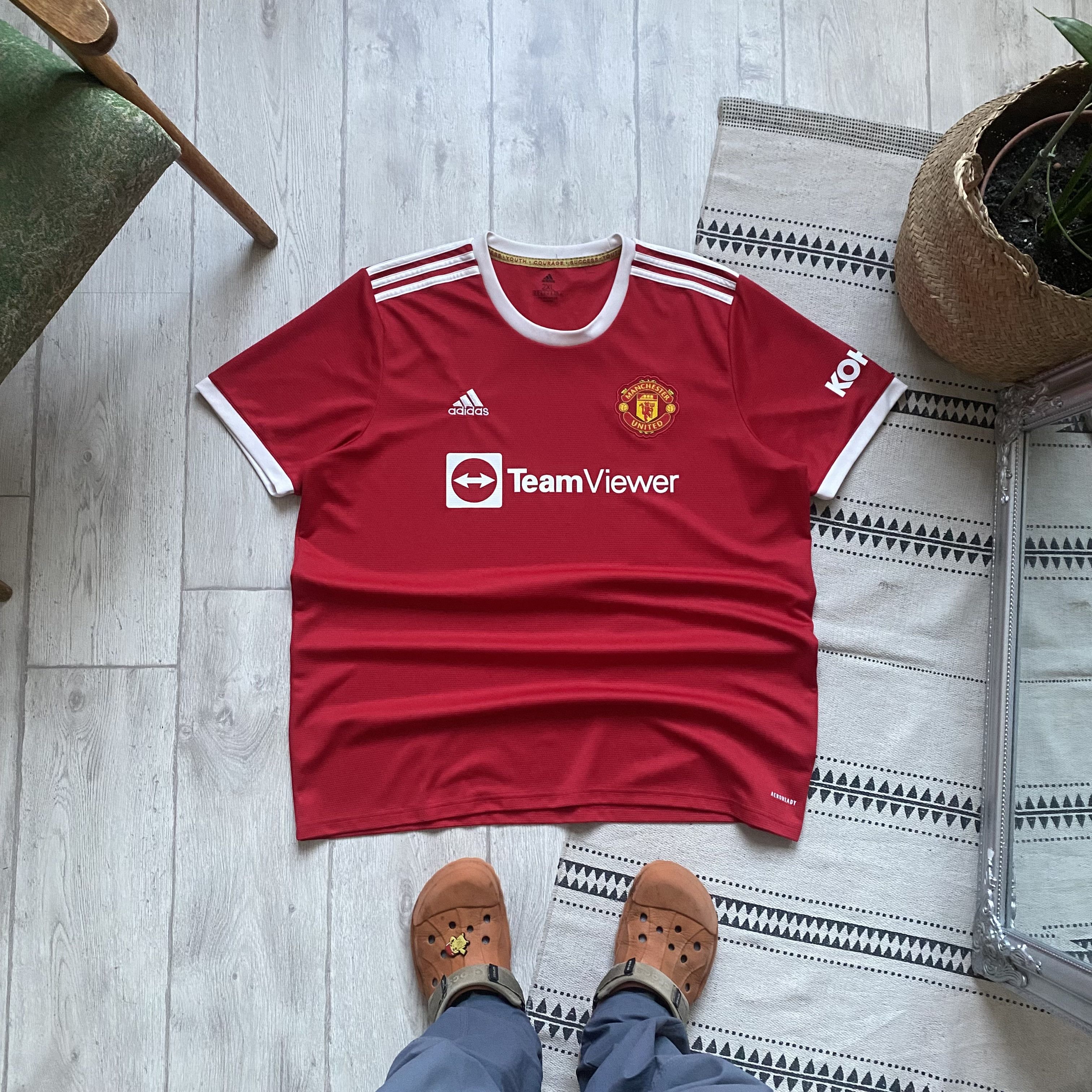 Adidas ⚽️ Blockore Adidas Manchester united jersey Soccer Drill Size US XXL / EU 58 / 5 - 1 Thumbnail
