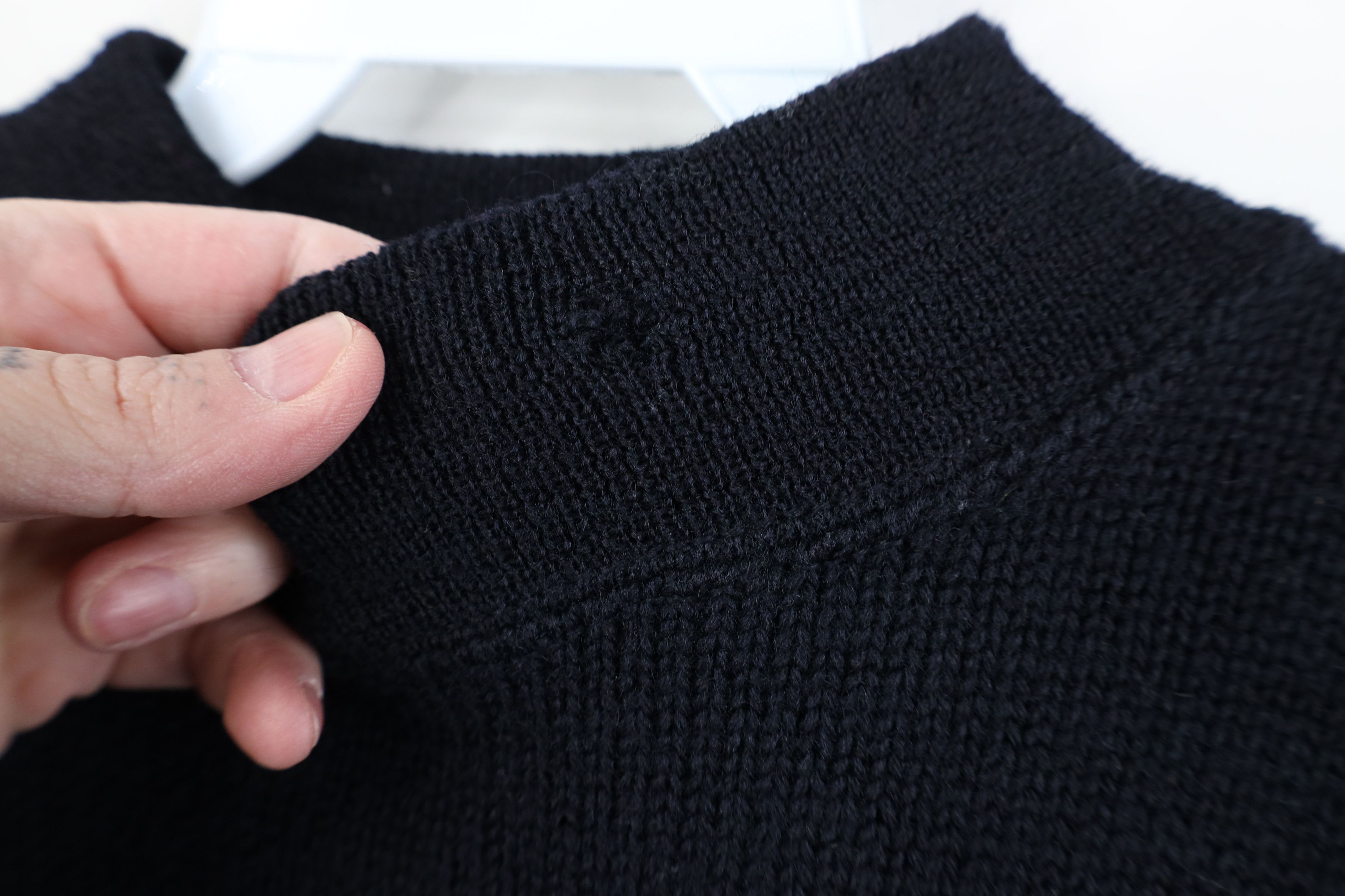 Vintage Vintage 40s US Navy Wool Knit Mock Neck Sweater Blue USA Size US S / EU 44-46 / 1 - 6 Thumbnail