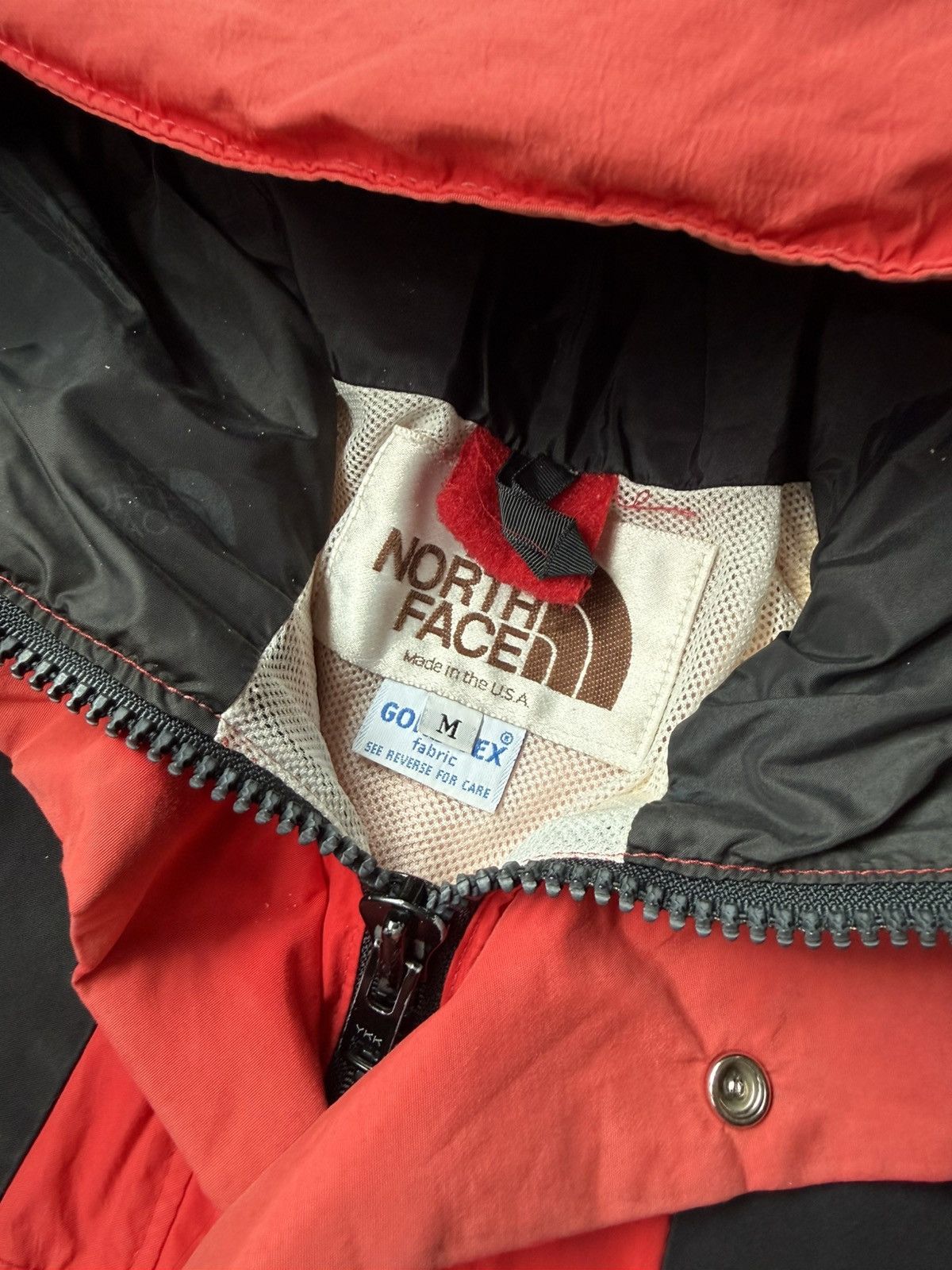 The North Face Vintage 80s The North Face GoreTex Mountain Light Red Jacket Size US M / EU 48-50 / 2 - 2 Thumbnail
