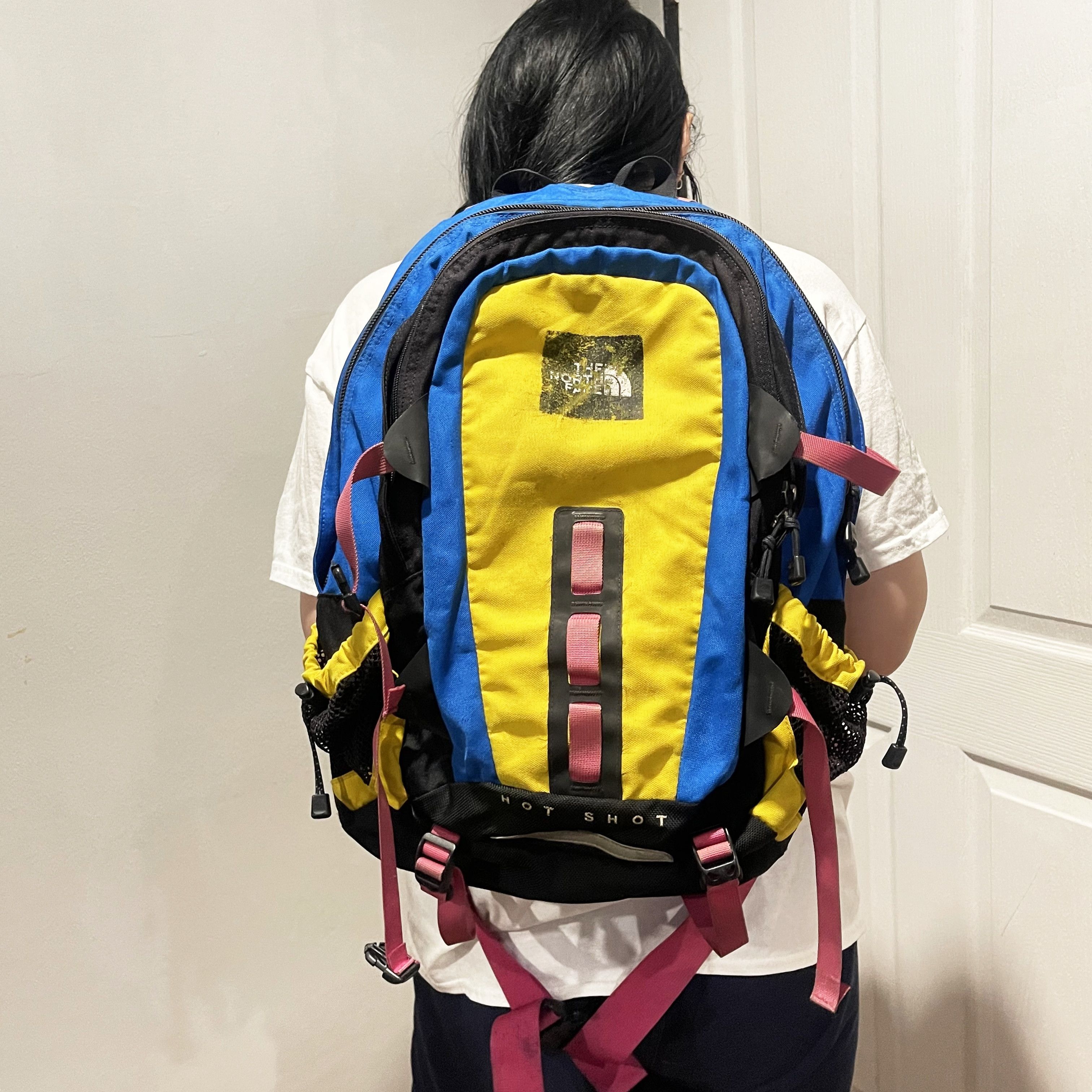 The North Face North Face Hot Shot Neon Multicolor Evangelion Backpack |  Grailed