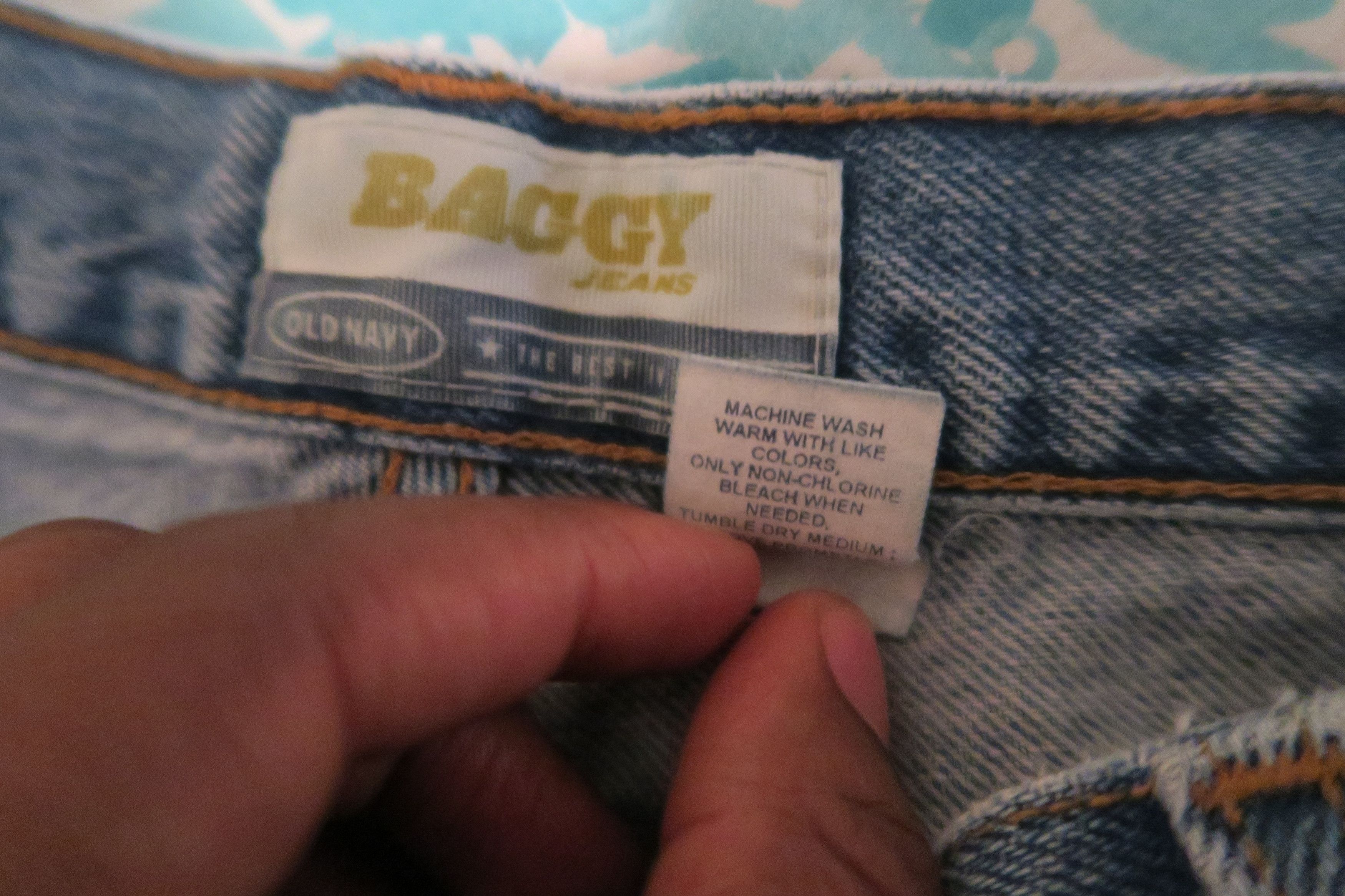 Old Navy × Vintage Vintage 90s Y2K Old Navy Men’s Baggy Jeans Denim Size 40x32 Size US 40 / EU 56 - 3 Thumbnail