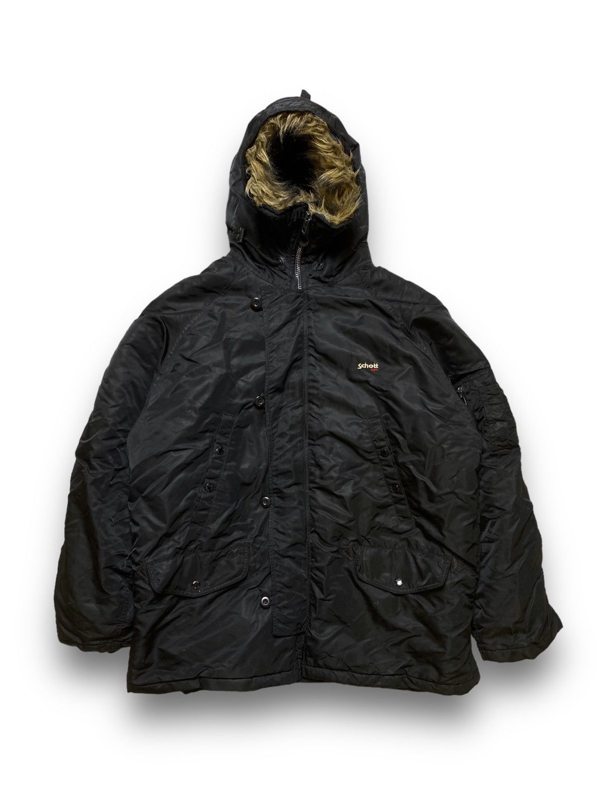 N 3b Schott Parka Extreme Cold Weather Winter Coat Valley Apparel