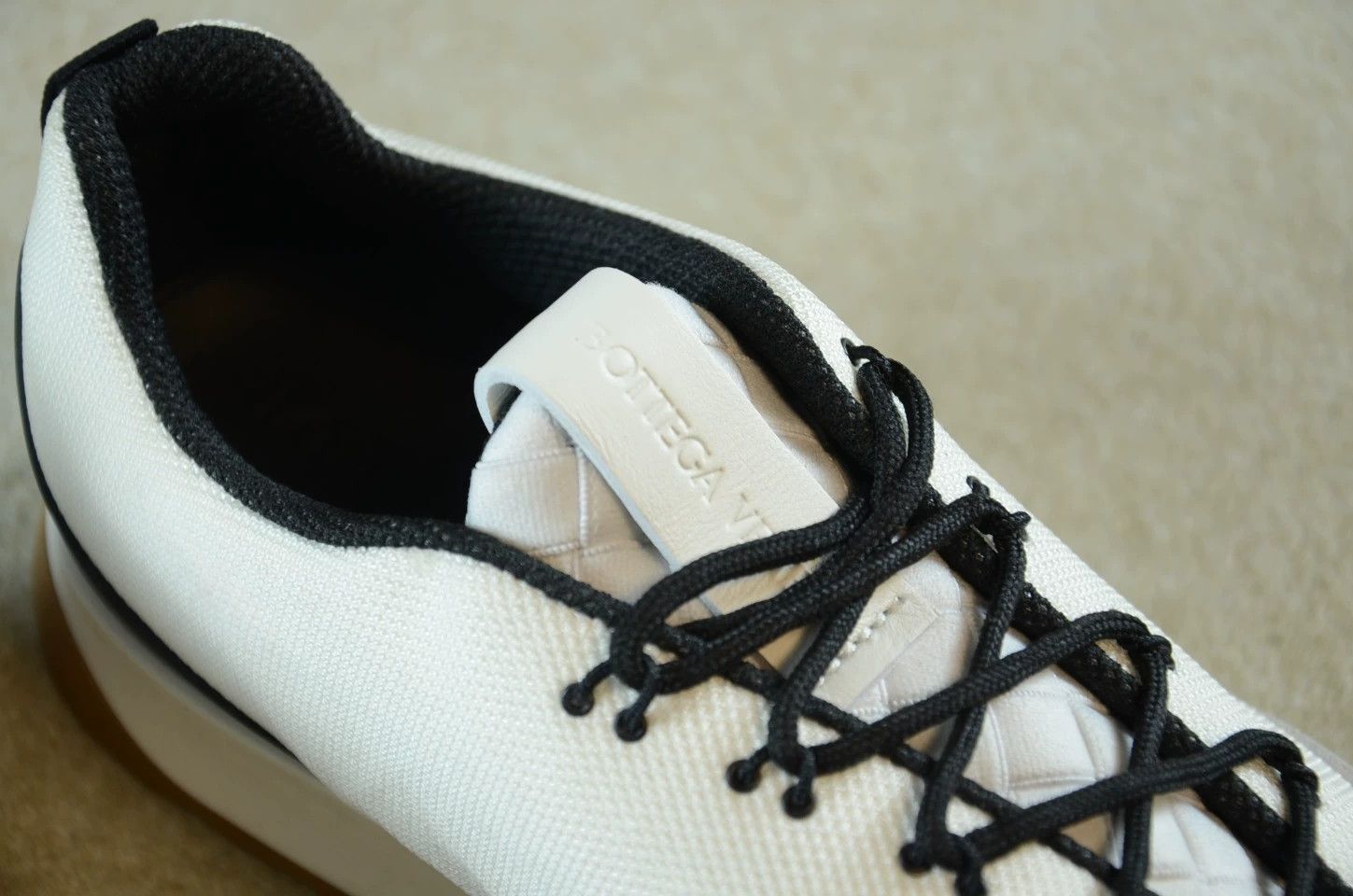 Bottega Veneta BV White Panelled Laces Sneakers Size US 11 / EU 44 - 7 Thumbnail