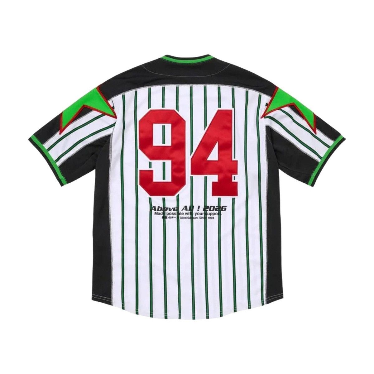 Supreme Stars Baseball Jersey Sripe Size US L / EU 52-54 / 3 - 3 Thumbnail