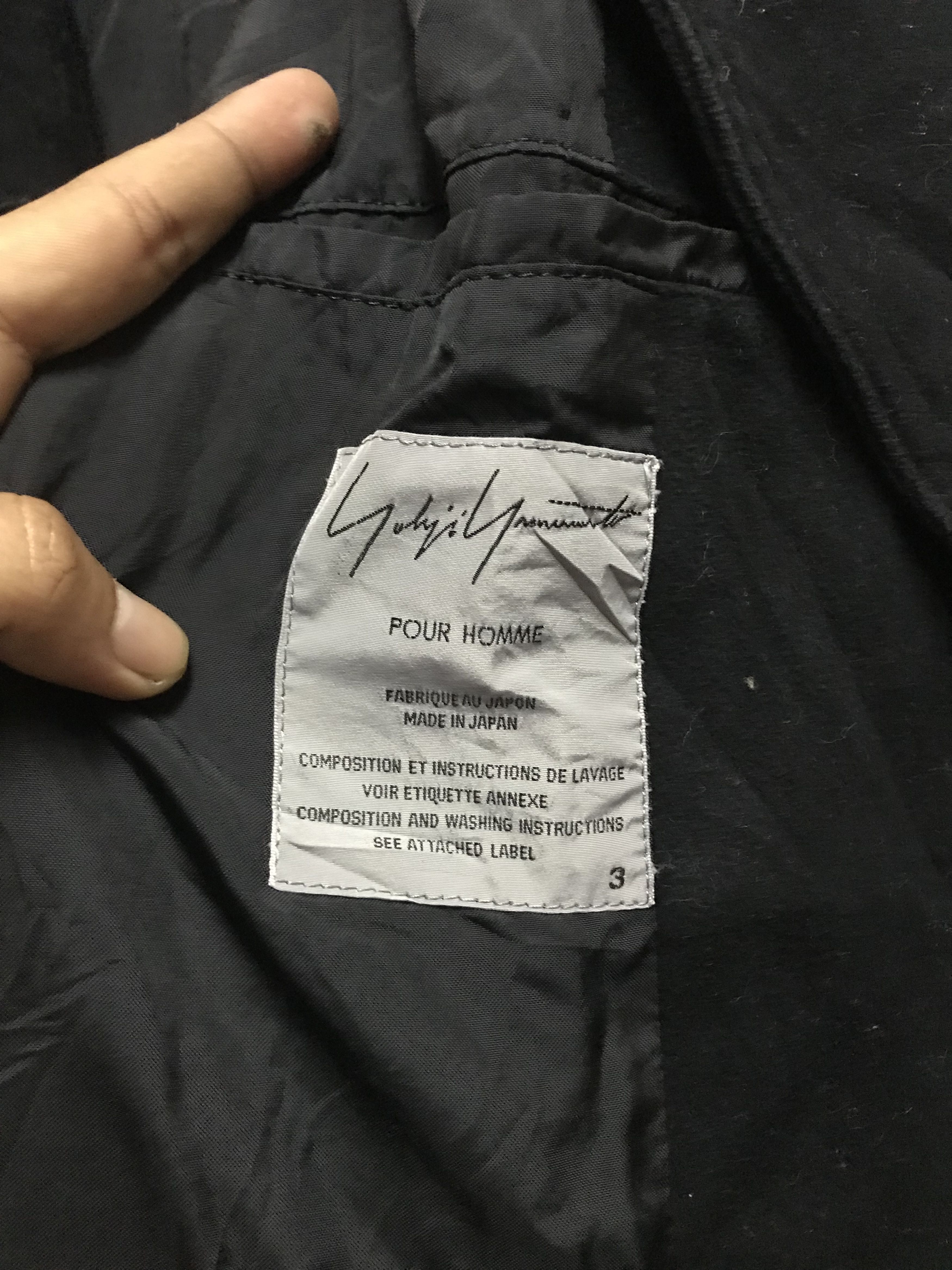 Yohji Yamamoto Authentic Yohji Yamamoto Sign Size 3 Size US M / EU 48-50 / 2 - 5 Thumbnail