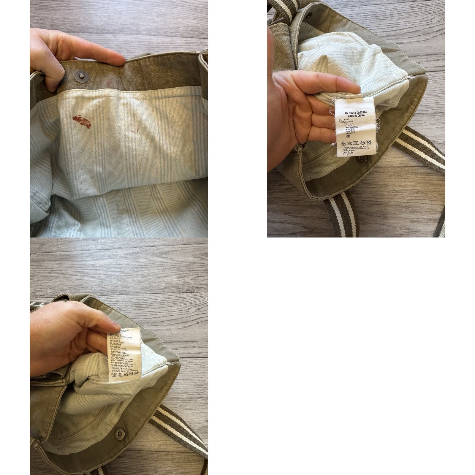 Diesel VINTAGE Diesel Khaki Green Army Flight Cargo Shoulder Bag Archive 2000’s Unisex Adults Bag Size ONE SIZE - 10 Thumbnail