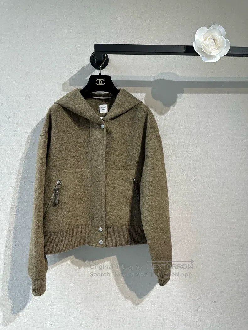 Hermes Linen shirt jacket 100% linen long-sleeve shirt j