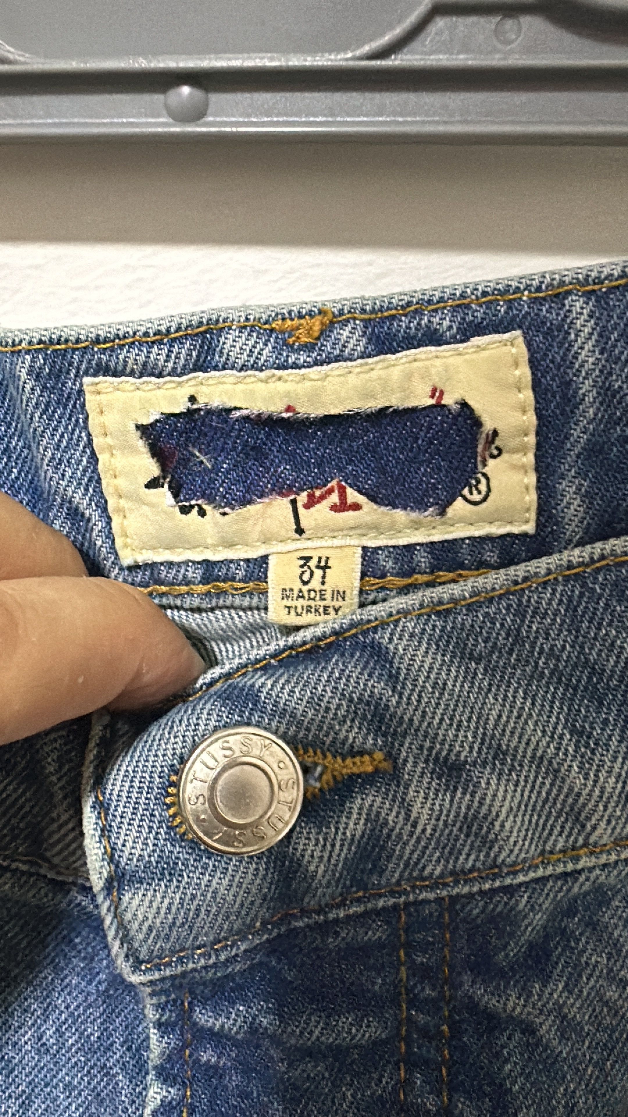 Stussy Stussy Big Ol Jean Denim Washed Blue Size 34 Size US 34 / EU 50 - 5 Thumbnail
