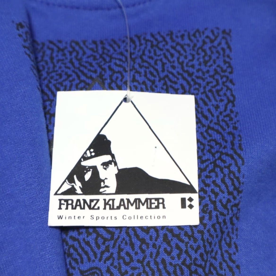 Vintage VTG Franz Klammer Snow Ski Sweatshirt Shirt Blue Men's M Size US M / EU 48-50 / 2 - 5 Thumbnail