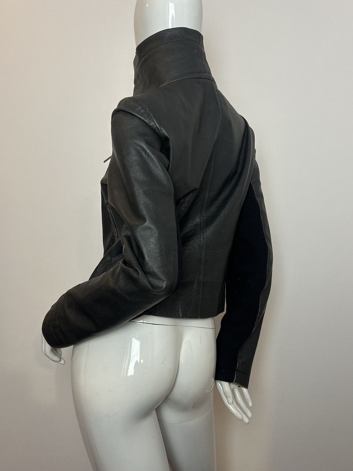 Other Vintage biker leather fur jacket Size M / US 6-8 / IT 42-44 - 5 Thumbnail