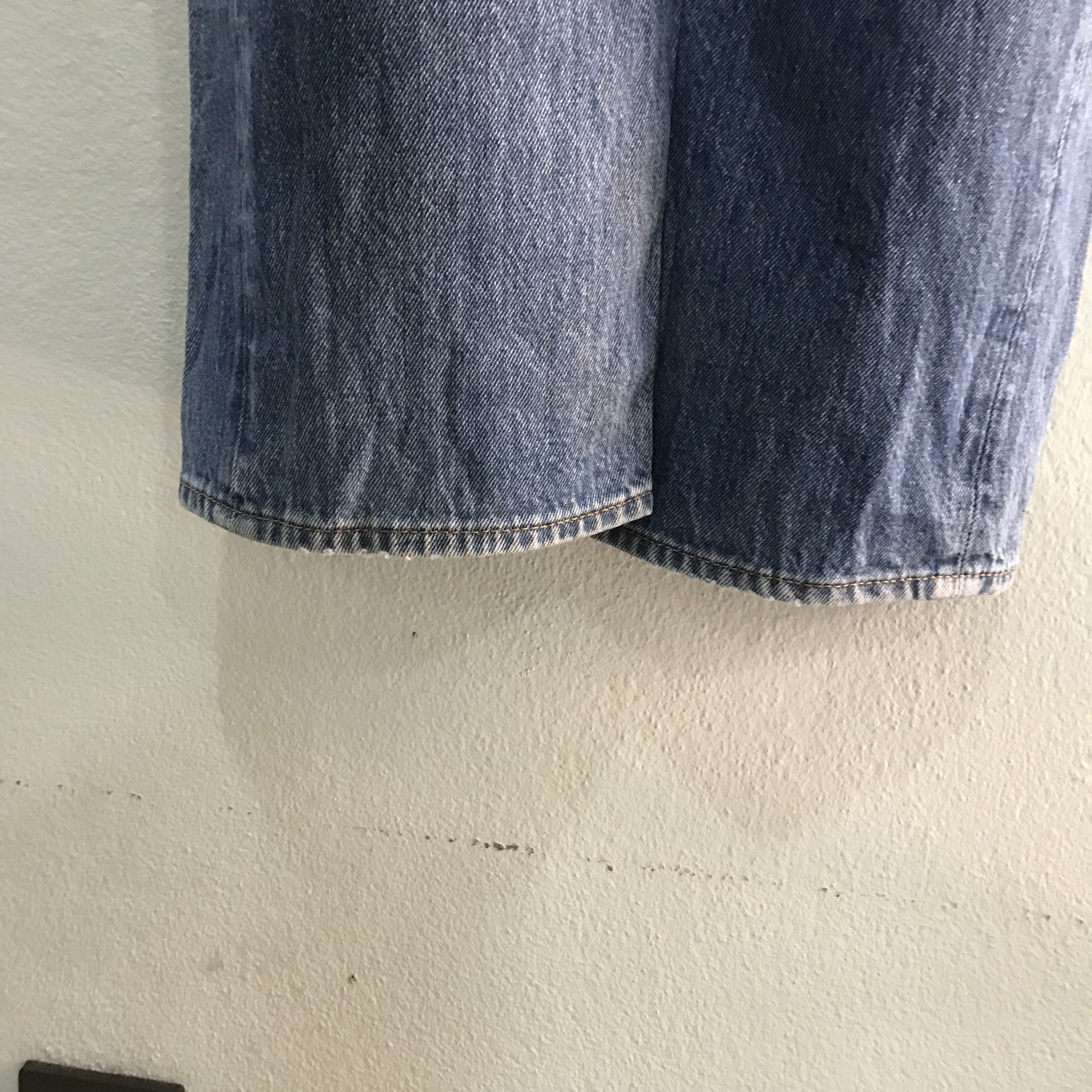 Levi's Vintage Y2K Levi’s 501 Straight Leg Jeans Faded Blue Indigo Size US 40 / EU 56 - 6 Thumbnail