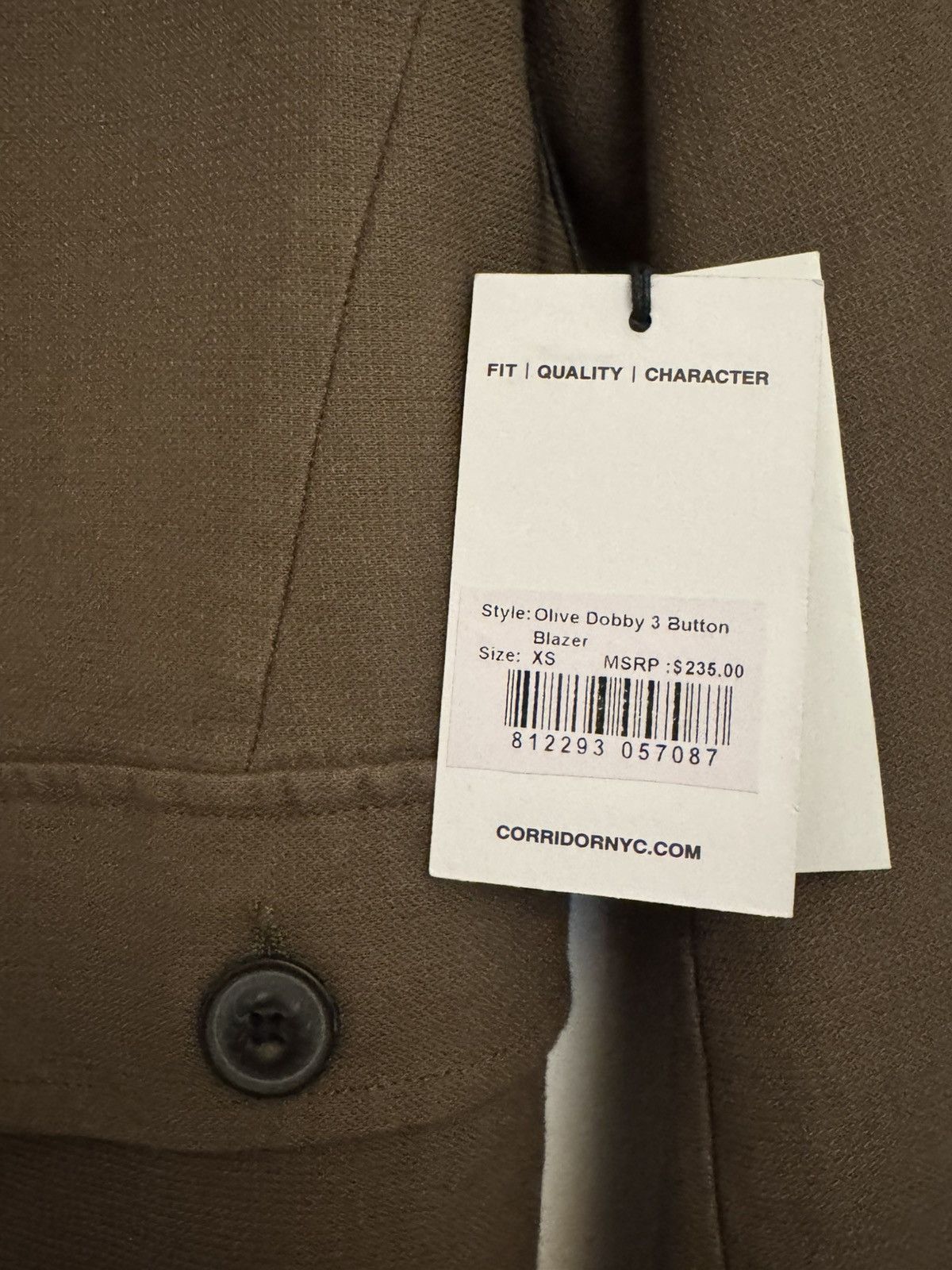 Corridor Corridor XS Dobby 3 Button Blazer NWT Size US XS / EU 42 / 0 - 7 Thumbnail