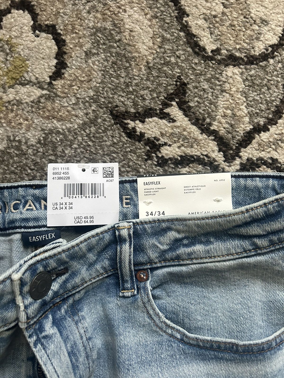 American Eagle Outfitters American Eagle Denim Jeans Athletic Straight Size US 34 / EU 50 - 3 Thumbnail