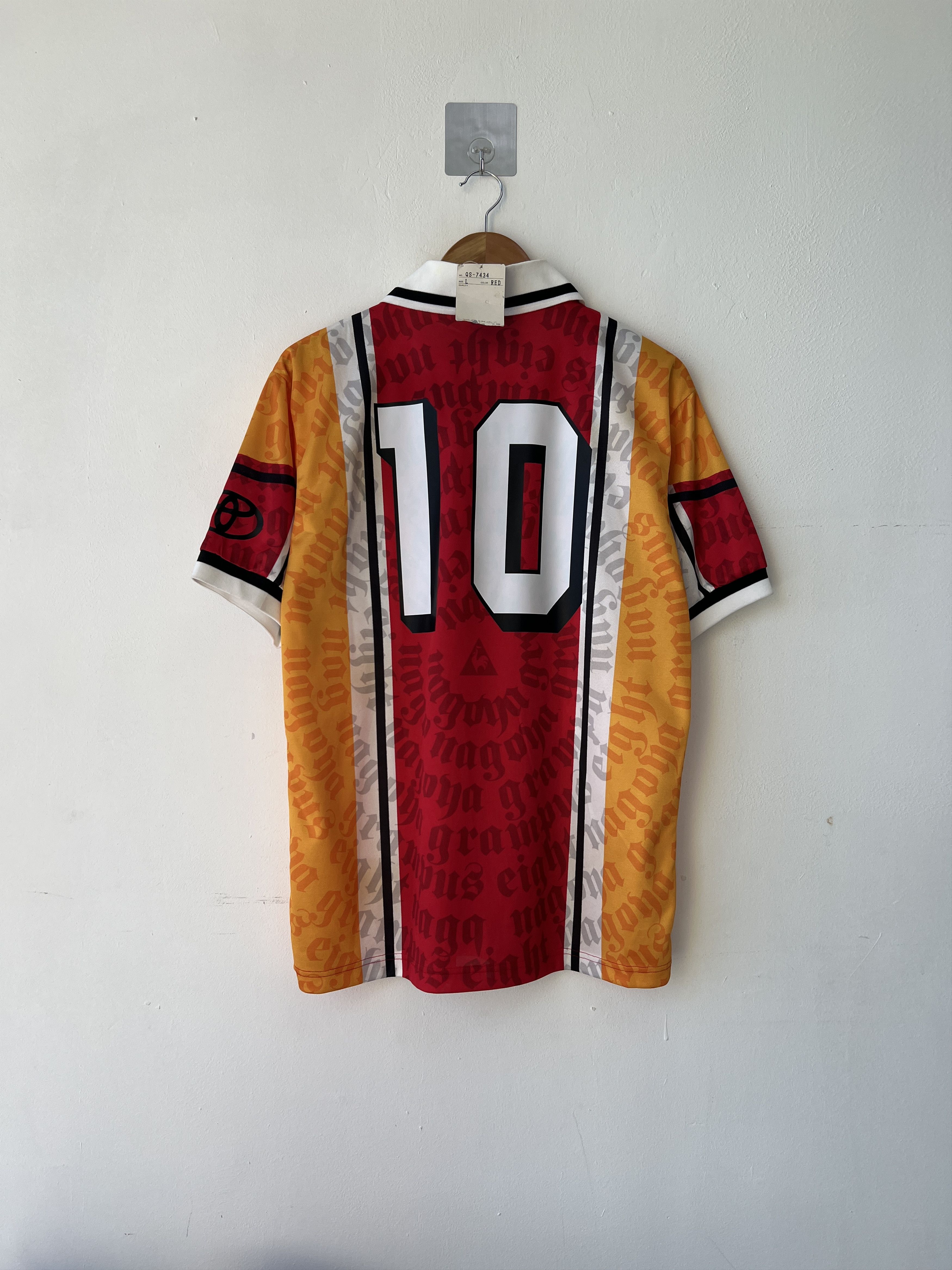 Le Coq Sportif (M) Nagoya Grampus 1998-99 Home Kit Stojkovic #10 (NEW) Size US M / EU 48-50 / 2 - 2 Thumbnail