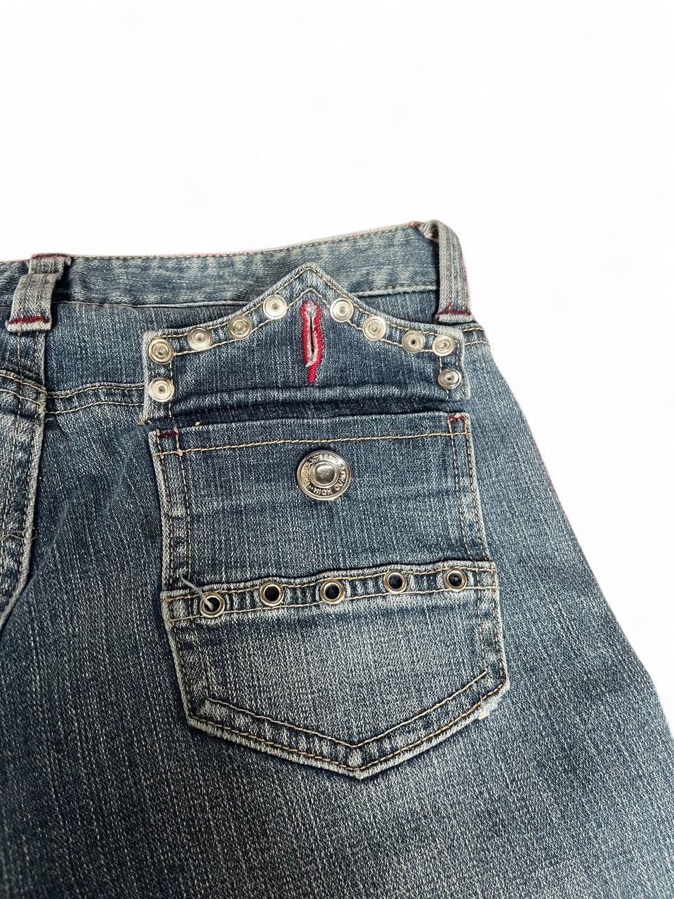 Tornado Mart Flare jeans daily topics low rise bootcut clawn mark Size US 28 / EU 44 - 12 Thumbnail