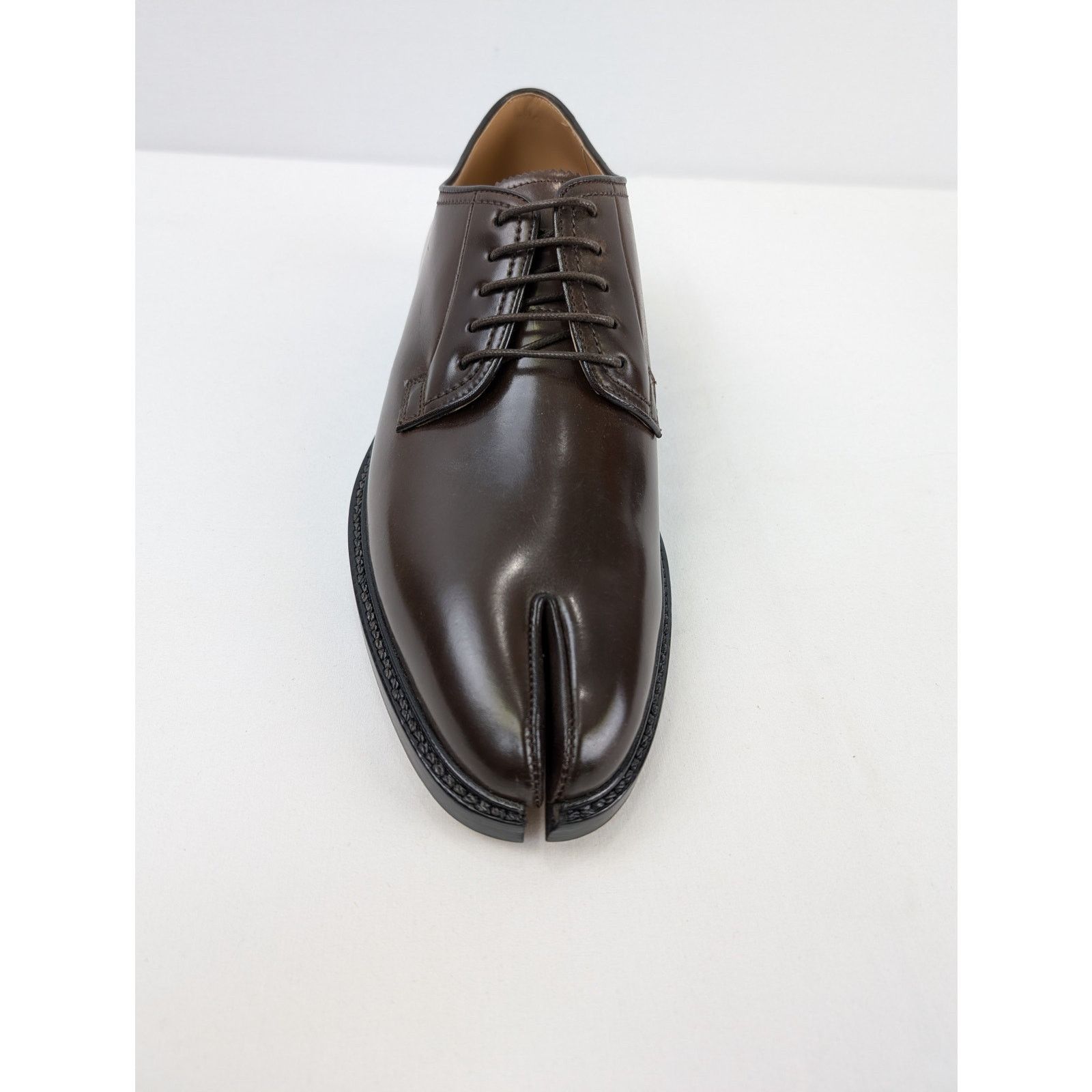 Maison Margiela o1rshd1 Tabi Derby Shoe Boots in Brown Size US 10 / EU 43 - 11 Thumbnail