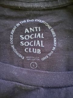 Anti Social Social Club Anti Social Social Club Kiss The Wall (Members Only) Tee Size US L / EU 52-54 / 3 - 3 Thumbnail