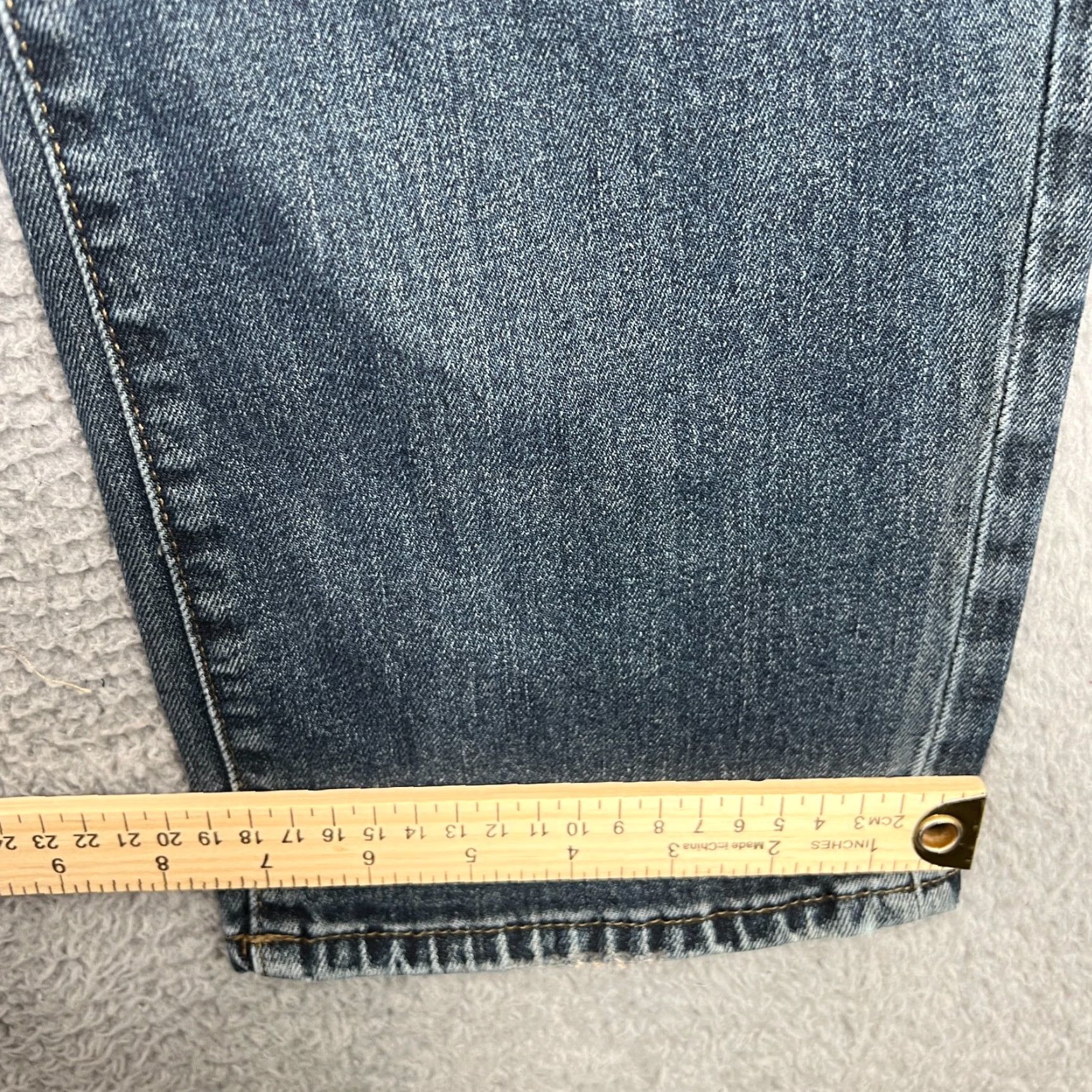Lucky Brand VINTAGE Lucky Brand 410 Jeans 38x32 Slim Straight Blue Medium Wash Mens Size US 38 / EU 54 - 2 Thumbnail