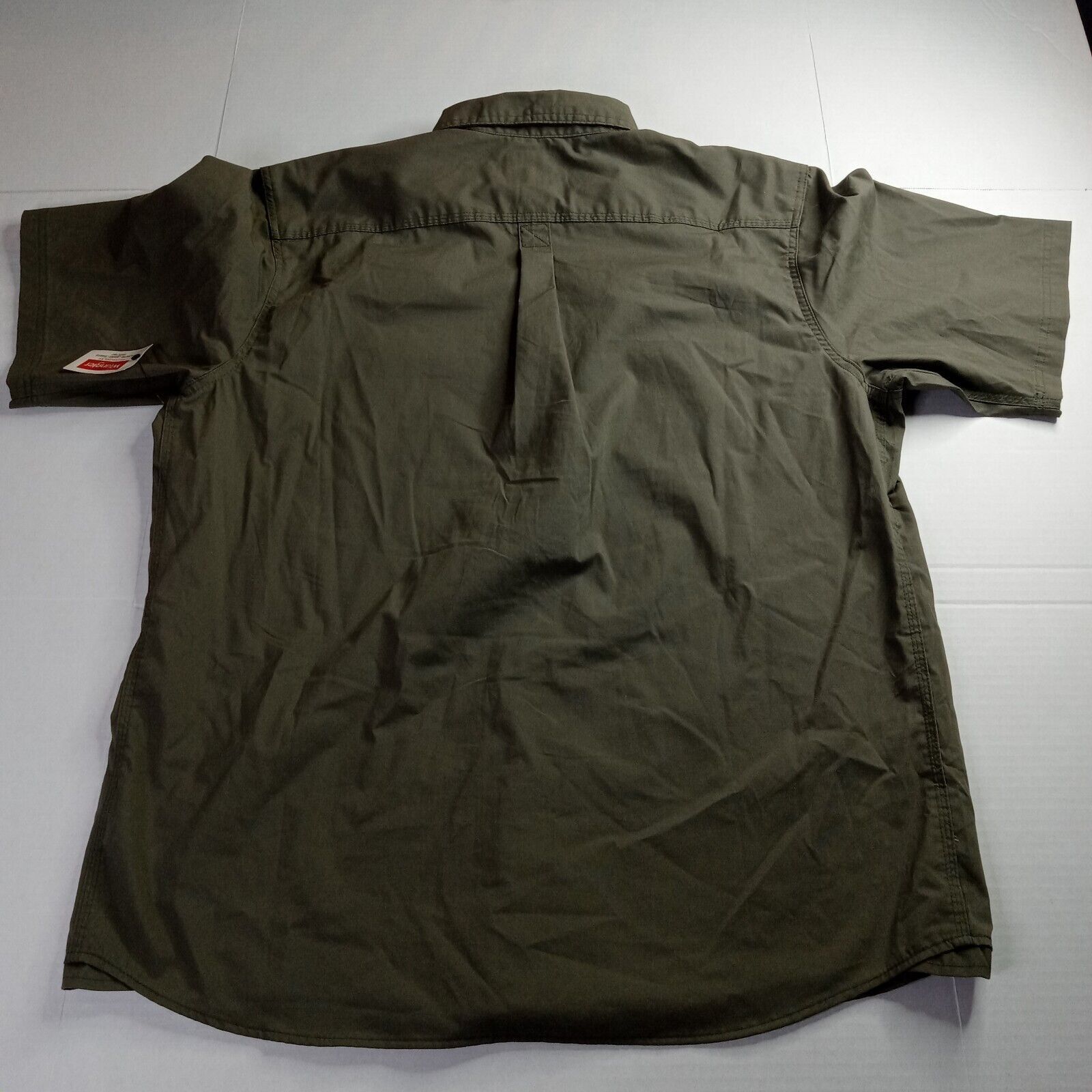Wrangler Wrangler Shirt Men's XL XLarge Green Relaxed Fit Pockets Size US XL / EU 56 / 4 - 7 Thumbnail