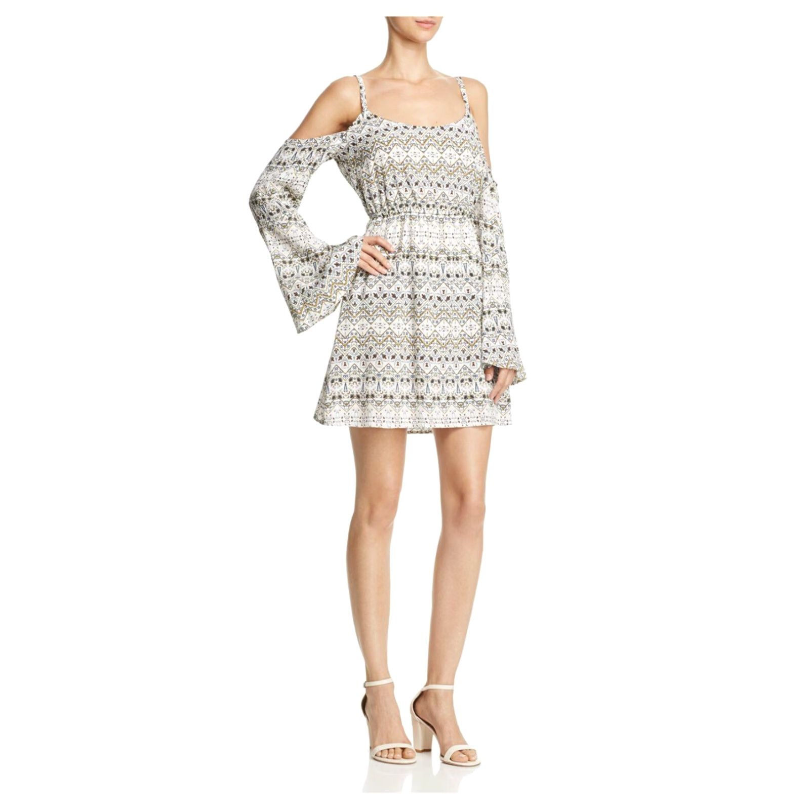 Vintage Cupcakes and Cashmere Women’s Multi Ivory Shoulder Casual Dress Med M New Cupcakes and Cashmere Dress Ivory Shoulder Casual Med M Womens Size M / US 6-8 / IT 42-44 - 3 Thumbnail